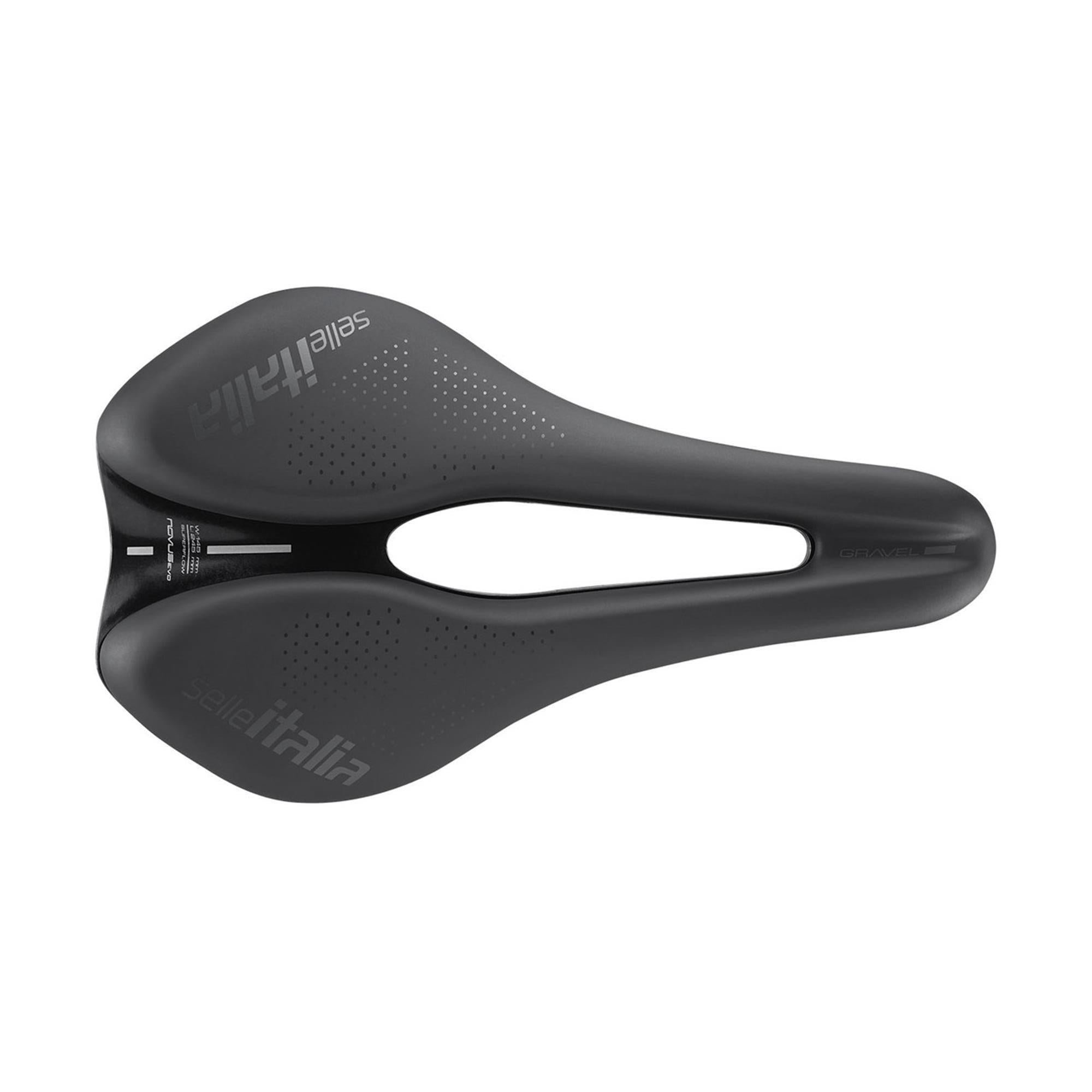 Selle Italia Novus Boost Evo TM Superflow Gravel Saddle | Power2Cycle BLACK L3
