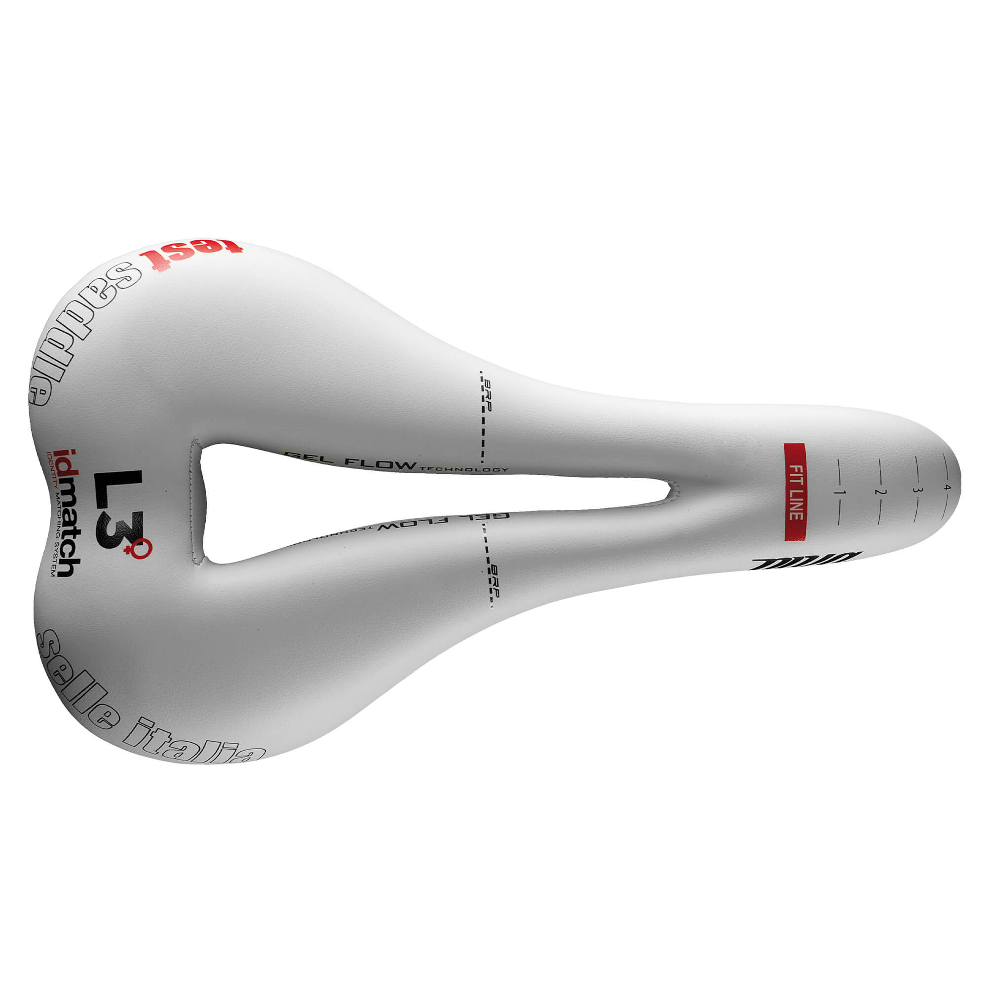 Selle Italia Diva TM Superflow Test Saddle | Power2Cycle WHITE L3