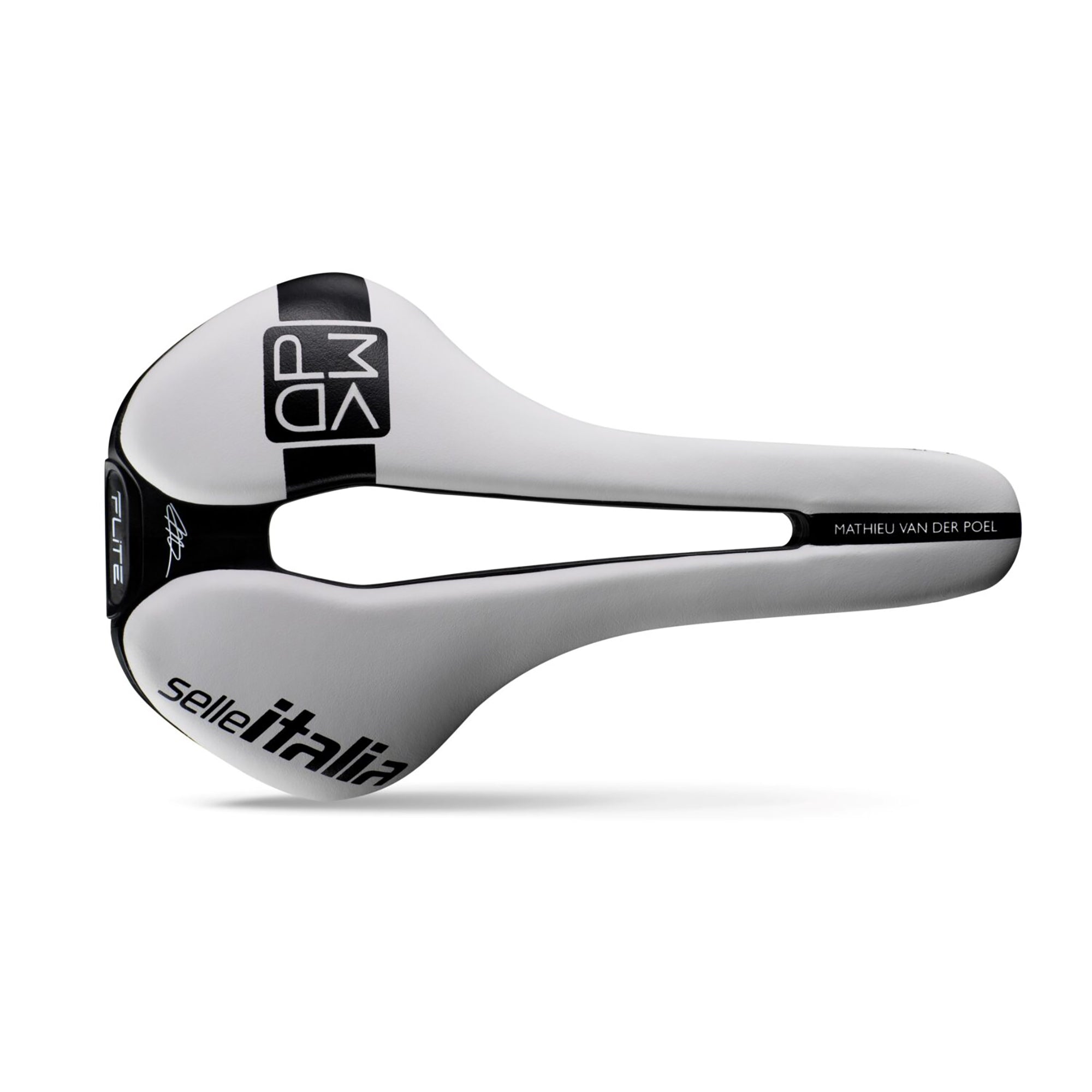 Selle Italia Flite Boost Kit Carbonio Superflow MVDP Edition Saddle | Power2Cycle WHITE/BLACK L3