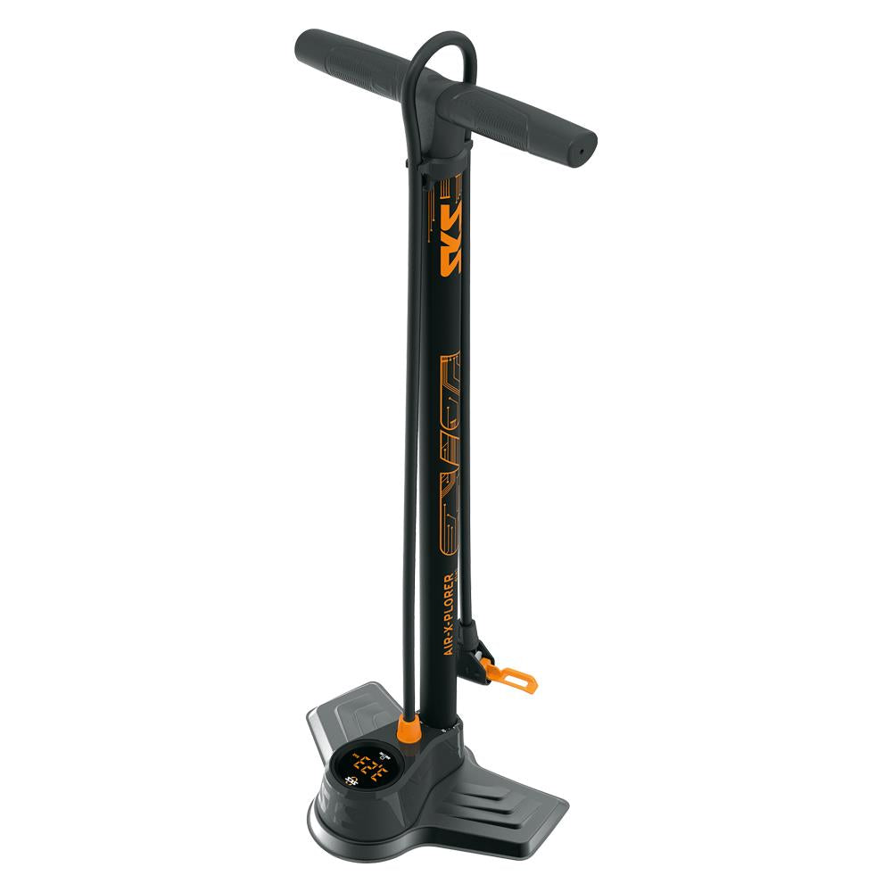 SKS Air | Power2CycleX | Power2CyclePlorer Digi 10.0 Floor Pump | Power2Cycle BLACK