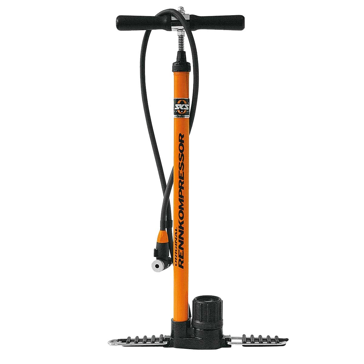 SKS Rennkompre | Power2Cycleor Floor Pump | Power2Cycle ORANGE MV HEAD