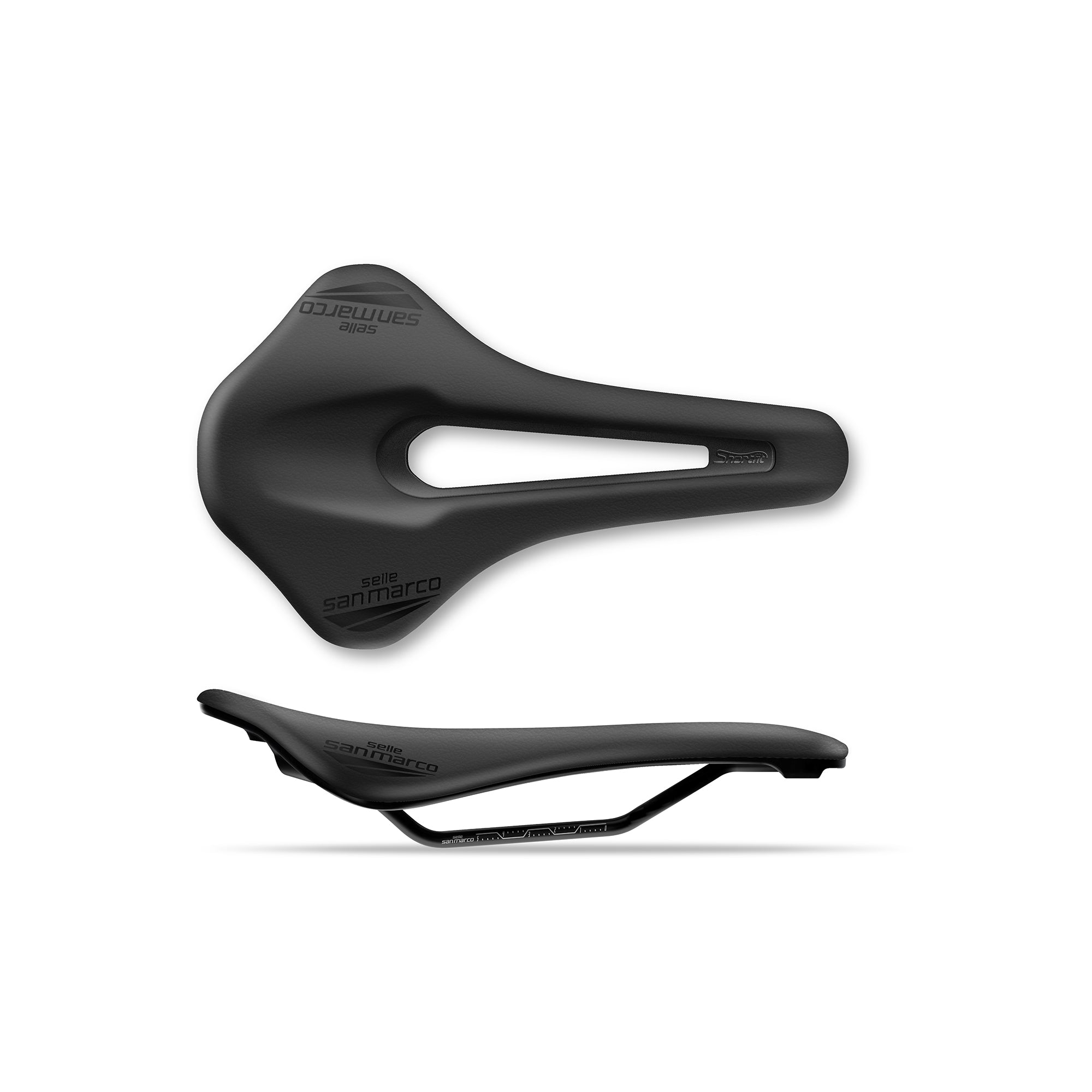 Selle San Marco Shortfit 2.0 Sport Saddle | Power2Cycle BLACK/BLACK