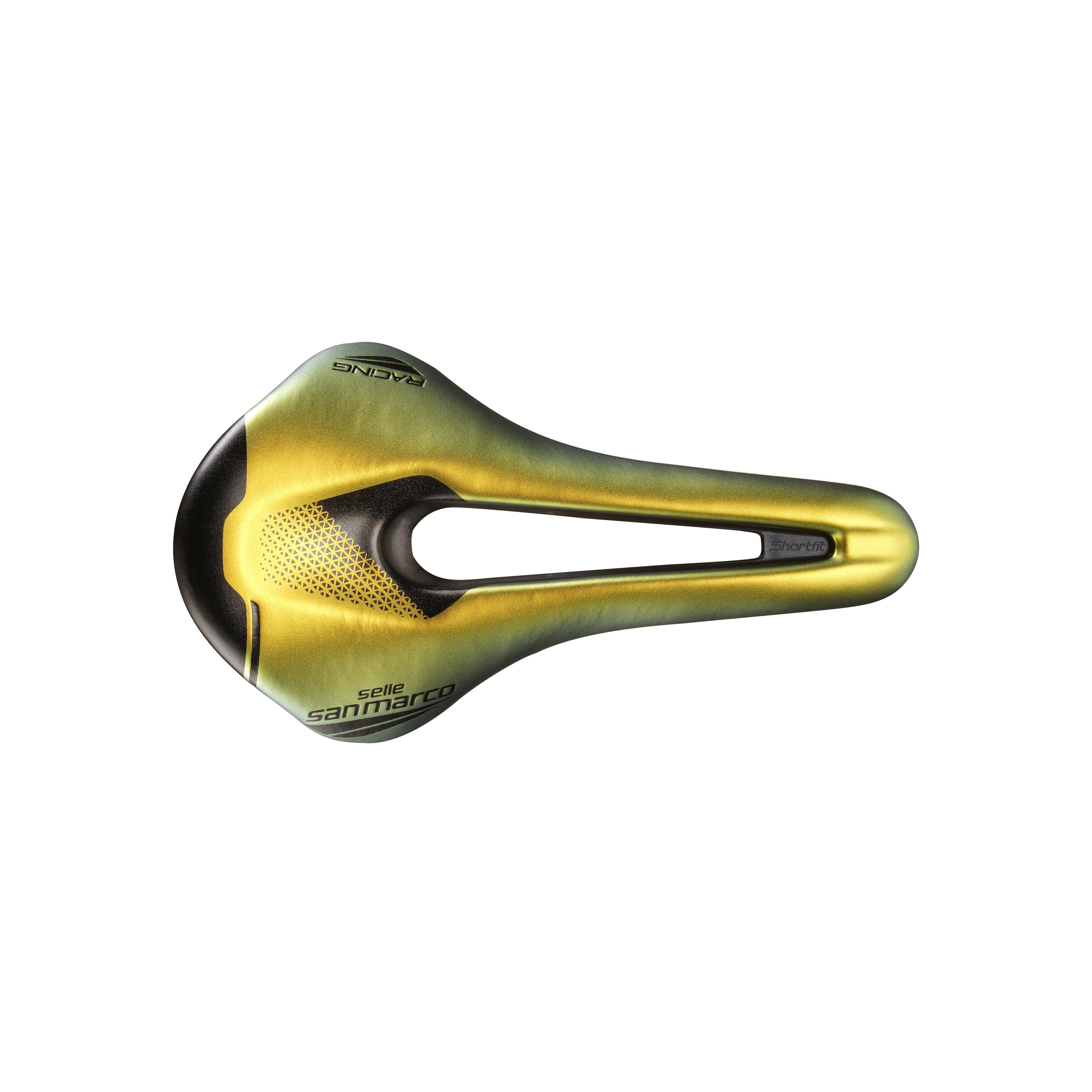 Selle San Marco Shortfit 2.0 Racing Saddle | Power2Cycle IRIDESCENT GOLD