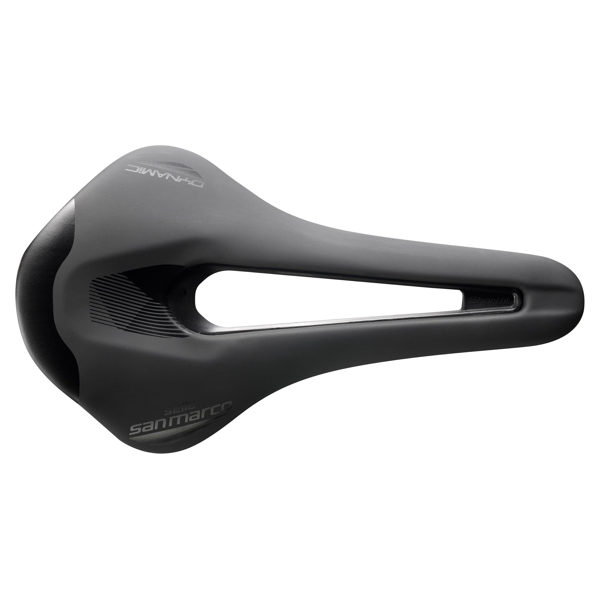 Selle San Marco Shortfit 2.0 Dynamic Saddle | Power2Cycle BLACK/BLACK