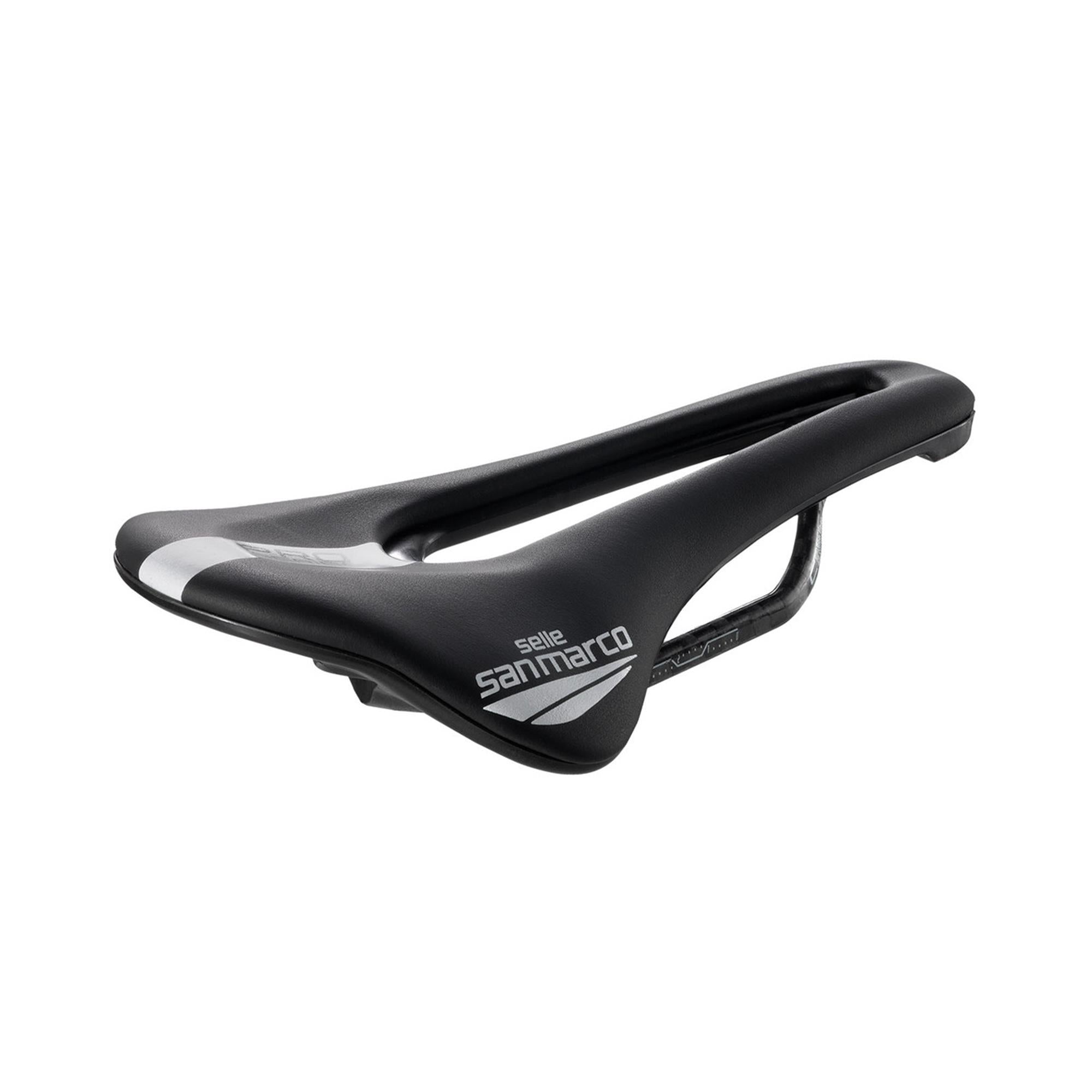 Selle San Marco Shortfit 2.0 Carbon FX Pro Series Saddle | Power2Cycle BLACK/BLACK