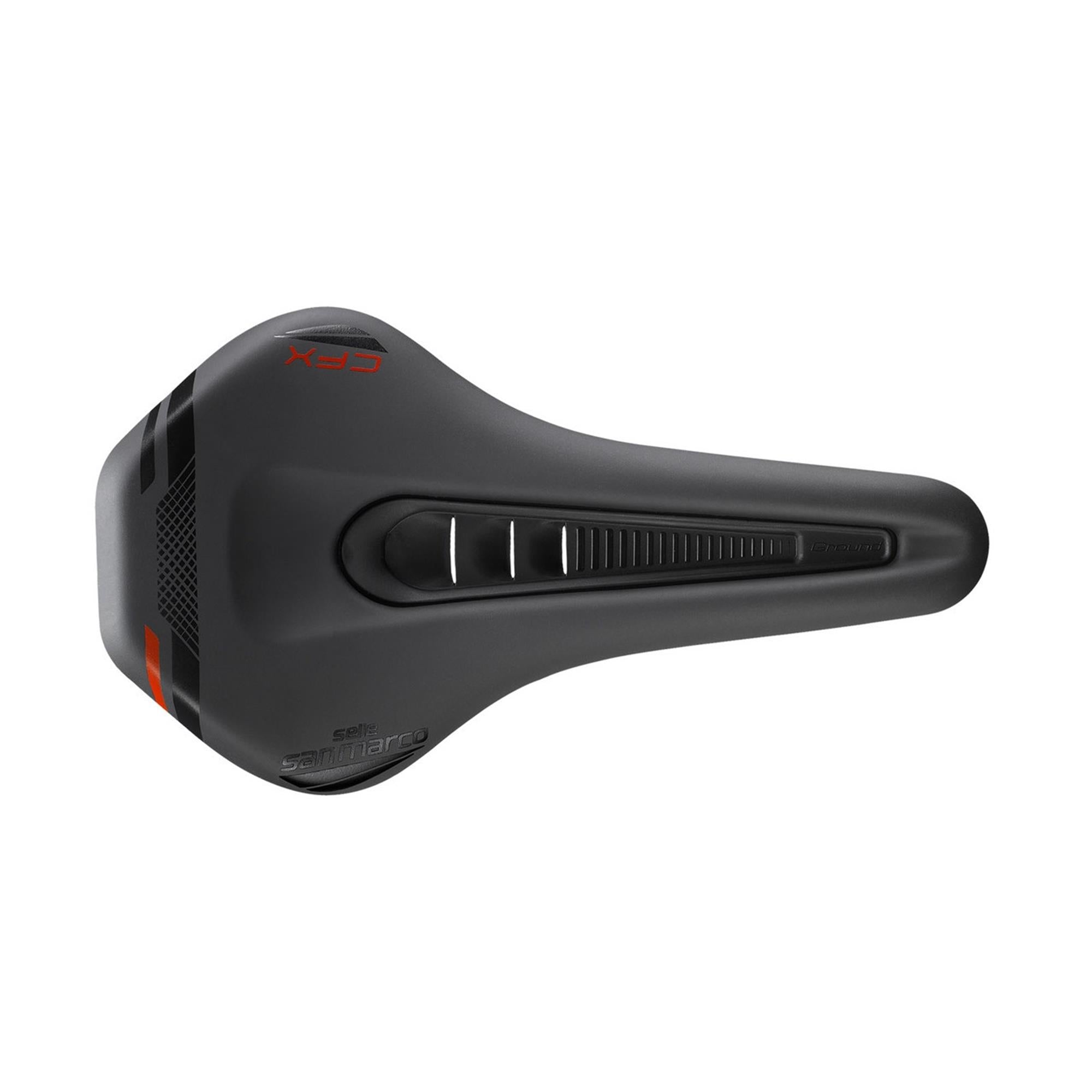 Selle San Marco Ground Shield Carbon FX Sadde | Power2Cycle BLACK/BLACK