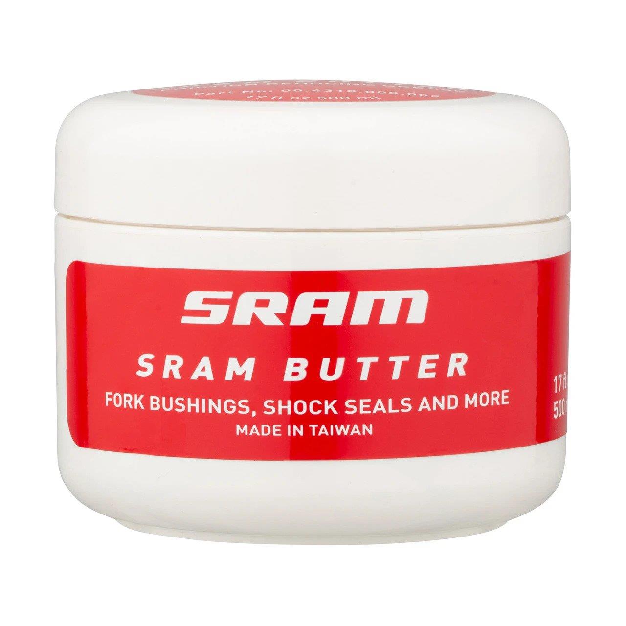 SRAM Grease SRAM Butter 500ml Container Friction Reducing Grease by Slickoleum  | Power2Cycle Recommended for SRAM Double Time Hubs & Wheels RockShox Forks and Reverb Service | Power2Cycle