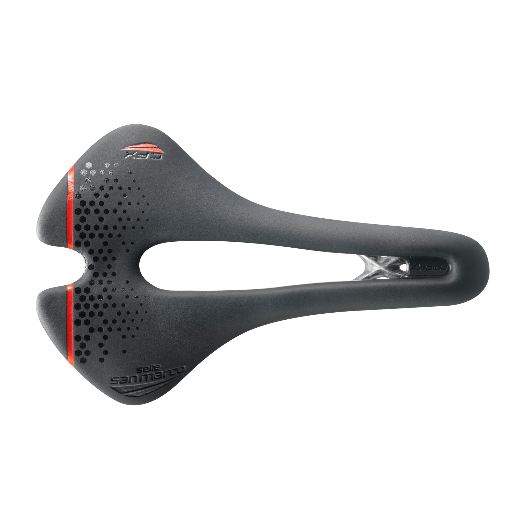 Selle San Marco Aspide Short Carbon FX Saddle | Power2Cycle BLACK/BLACK