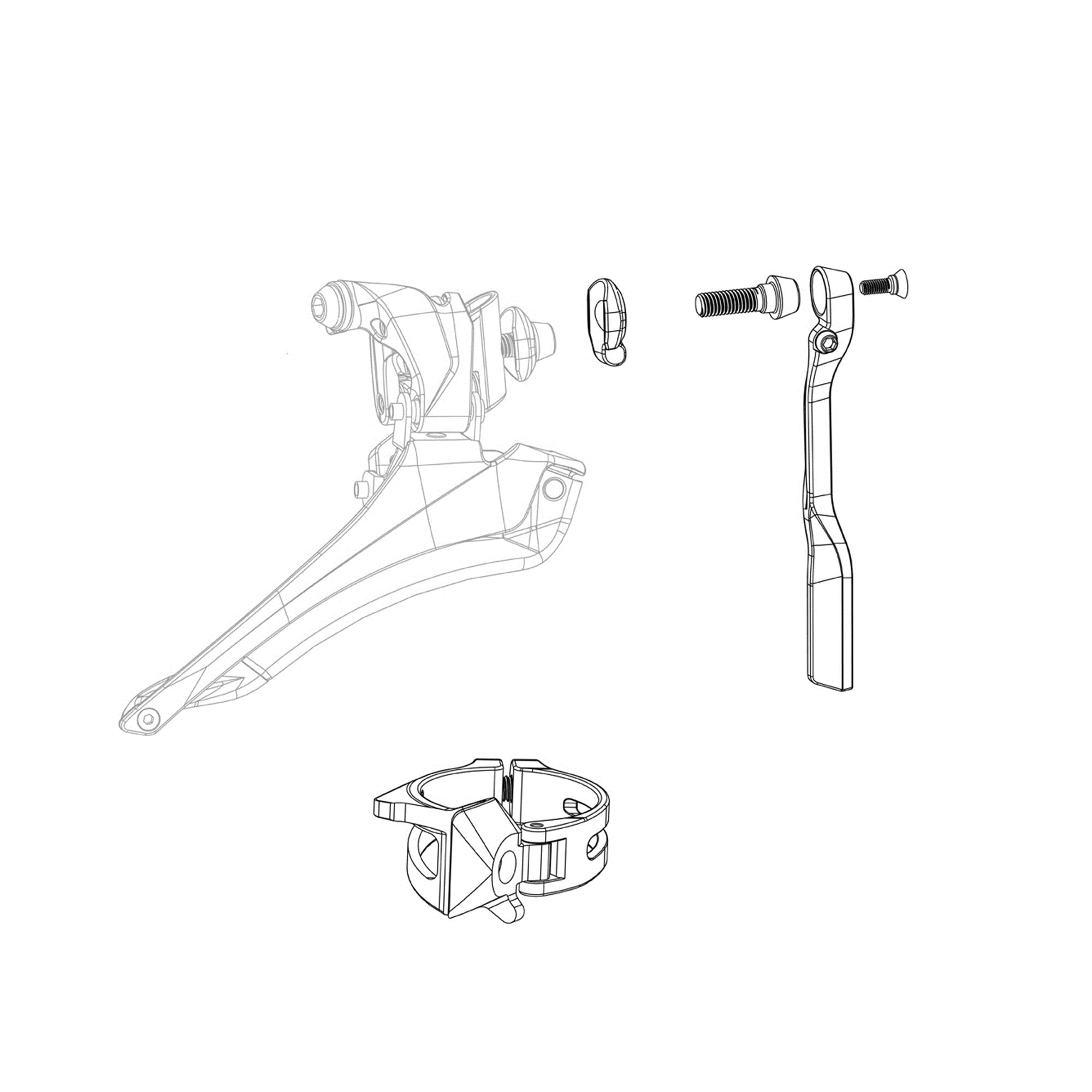 SRAM Front Derailleur Spare Parts Kit Force Wide Etap AXS | Power2Cycle