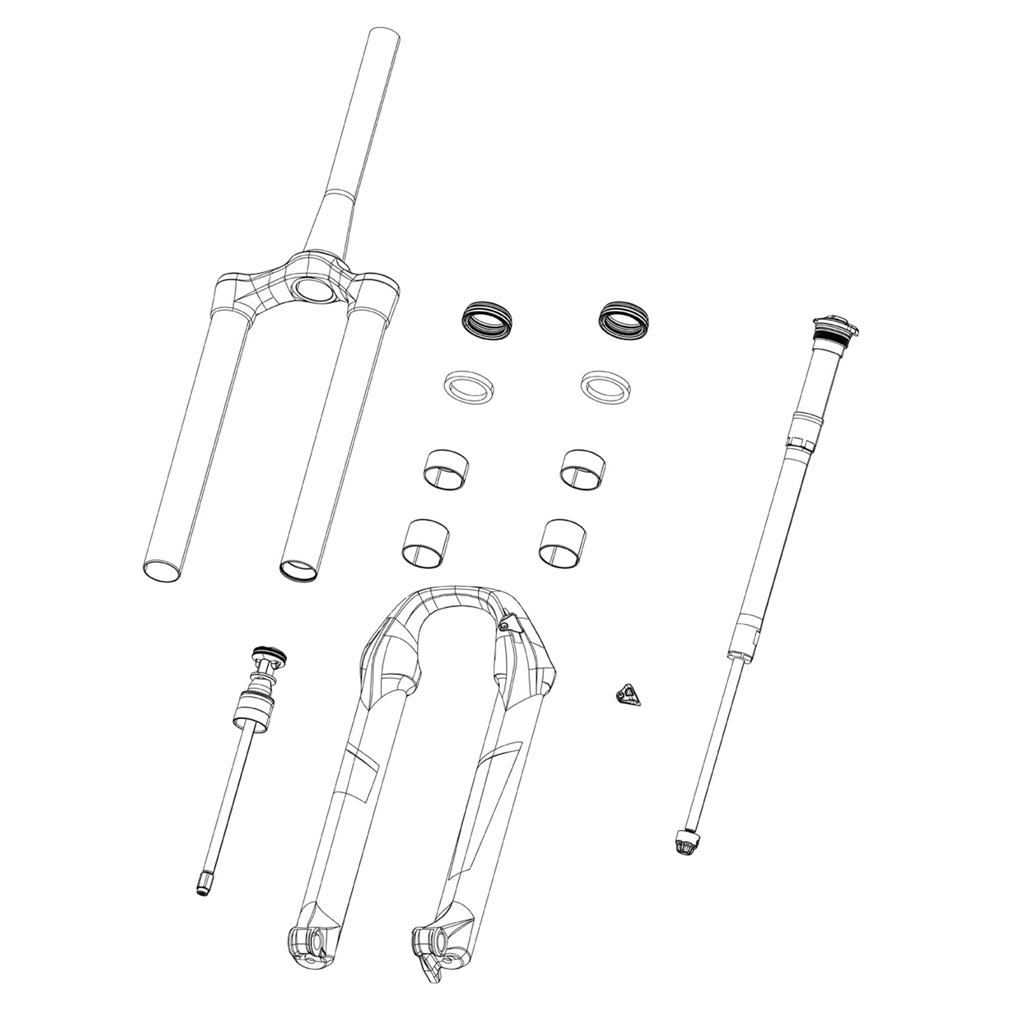 Rockshox  | Power2Cycle Fork Csu  | Power2Cycle Debonair 27.5/29B 44 Off | Power2CycleSet  | Power2Cycle 59Od  | Power2Cycle 1.5 Taper (No Gradients)  | Power2Cycle Lyrik C2+/Yari B2+ Trek Lc (2019+) | Power2Cycle