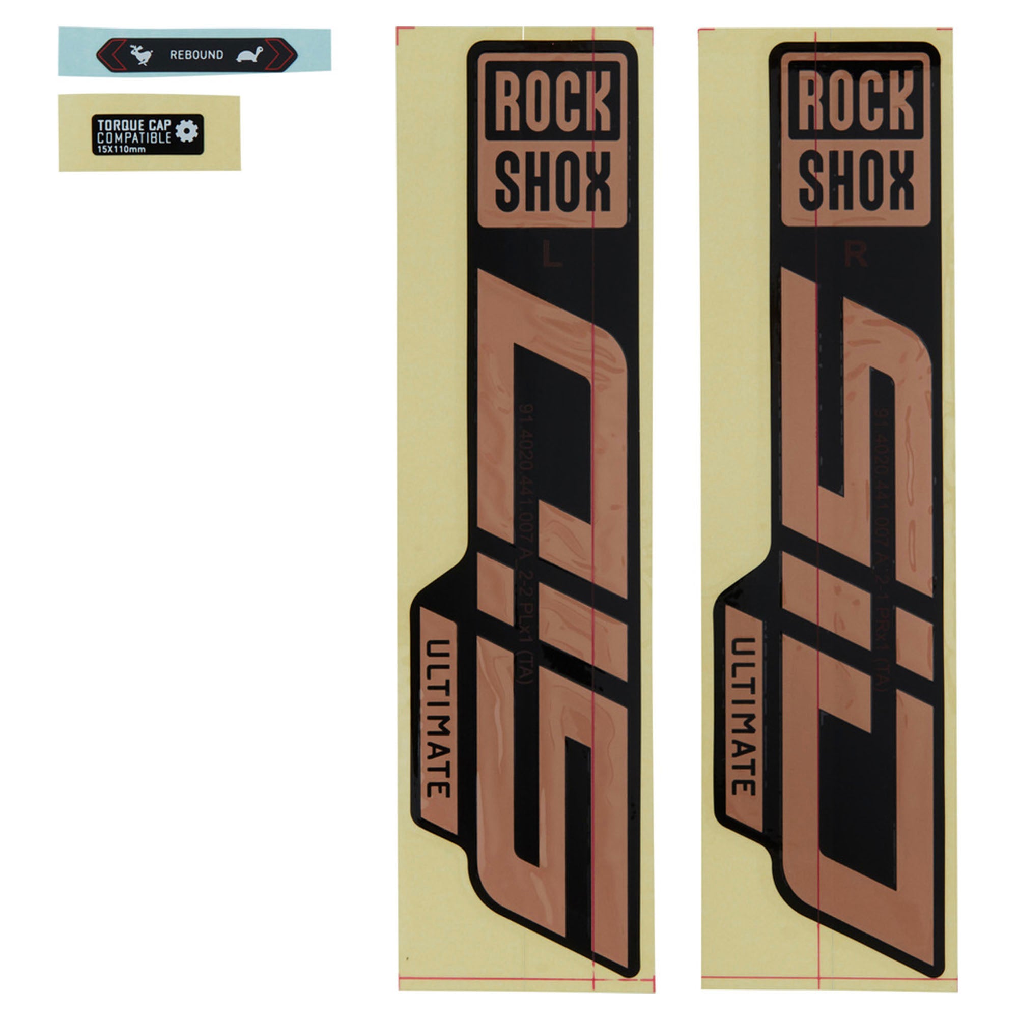Rockshox Fork Decal Kit  | Power2Cycle SID Ultimate 27/29 (2021) | Power2Cycle