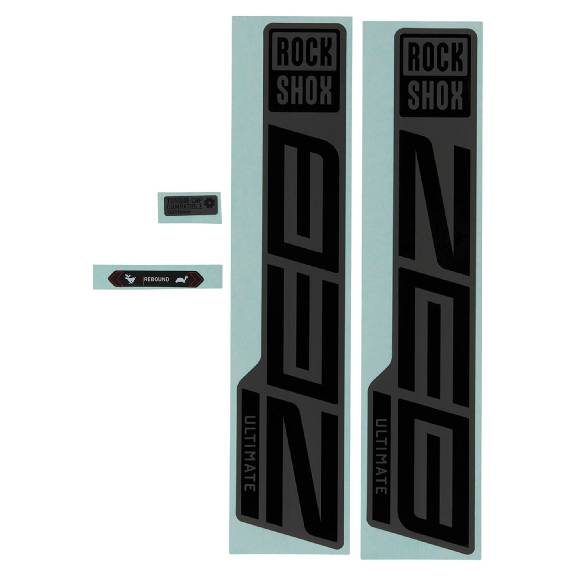 Rockshox Fork Decal Kit  | Power2Cycle Zeb Ultimate 27/29 (2021) | Power2Cycle