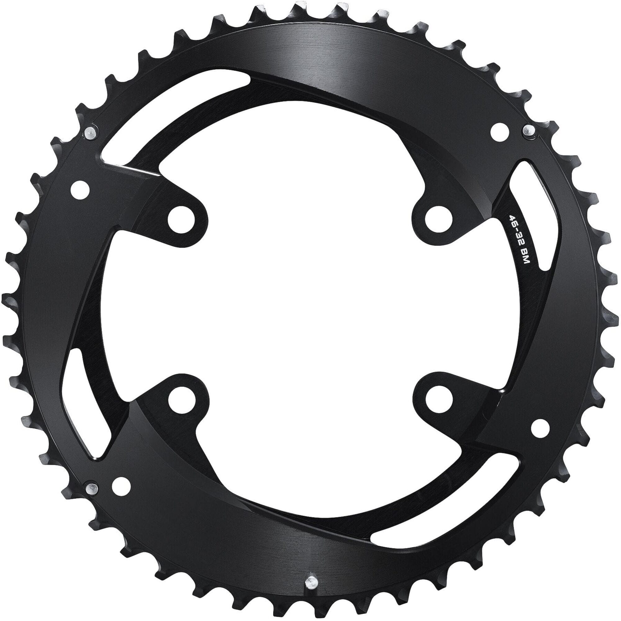 Shimano CUES 2 CUES 11 speed double outer chainring, 46T | Power2CycleBM for 46 | Power2Cycle32T
