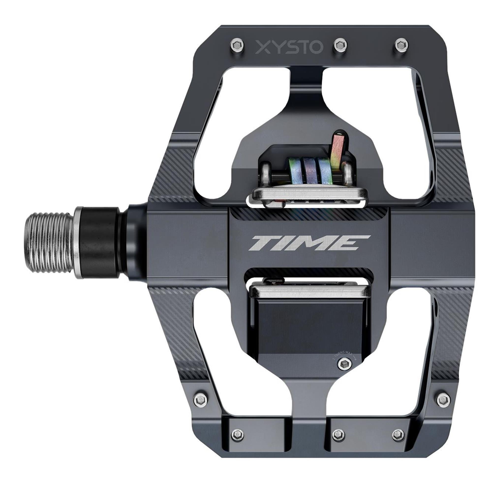TIME Pedal XYSTO including ATAC standard cleats, Grey A1 | Power2Cycle GREY
