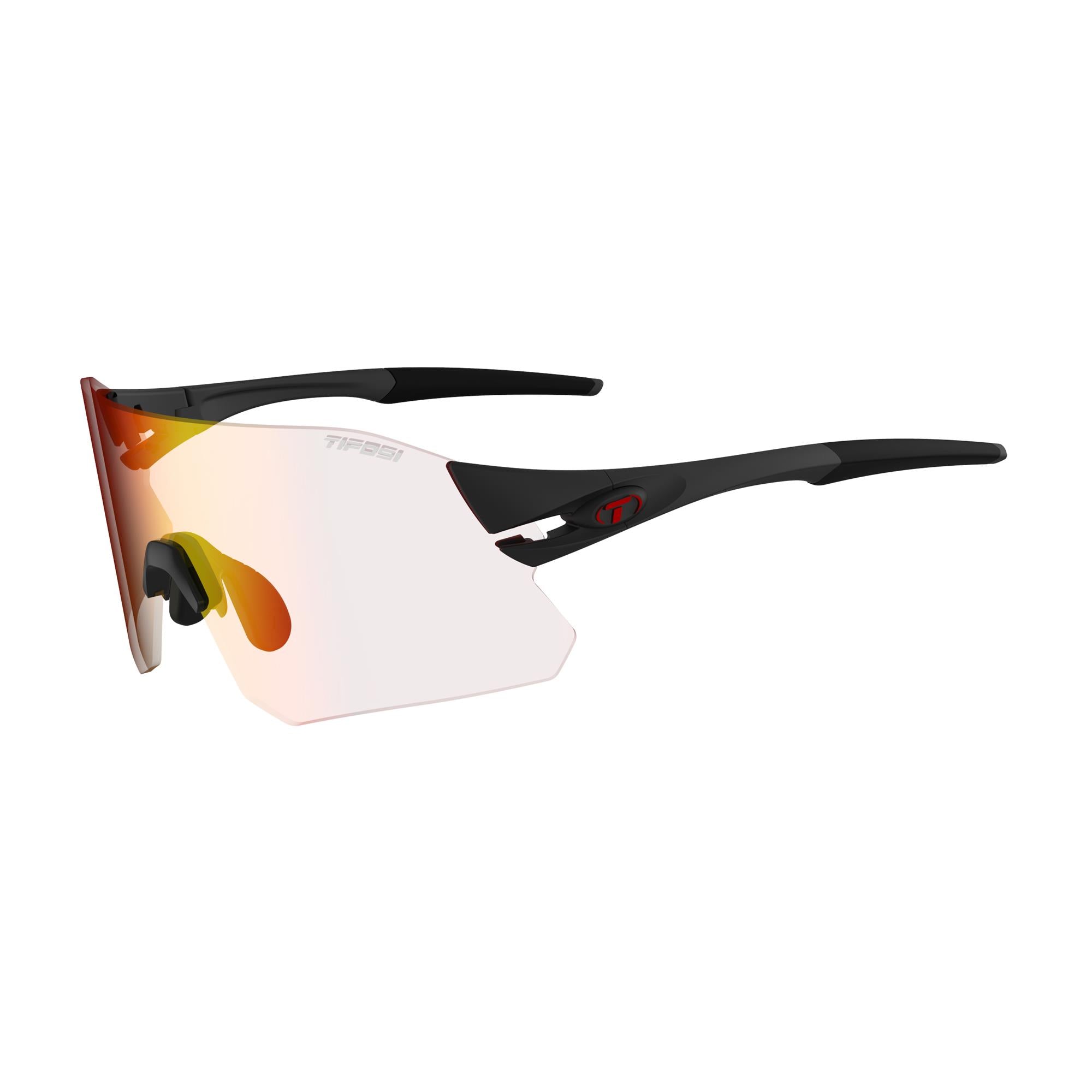 TIFOSI Rail Clarion Fototec Lens Sunglasses 2022 | Power2Cycle MATTE BLACK/CLARION RED