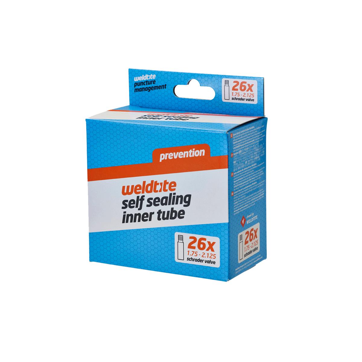 Weldtite 26" x 1.5  | Power2Cycle 2.1" Self Sealing Innertube (Schrader) | Power2Cycle | Power2Cycle26X1.50 | Power2Cycle2.10"