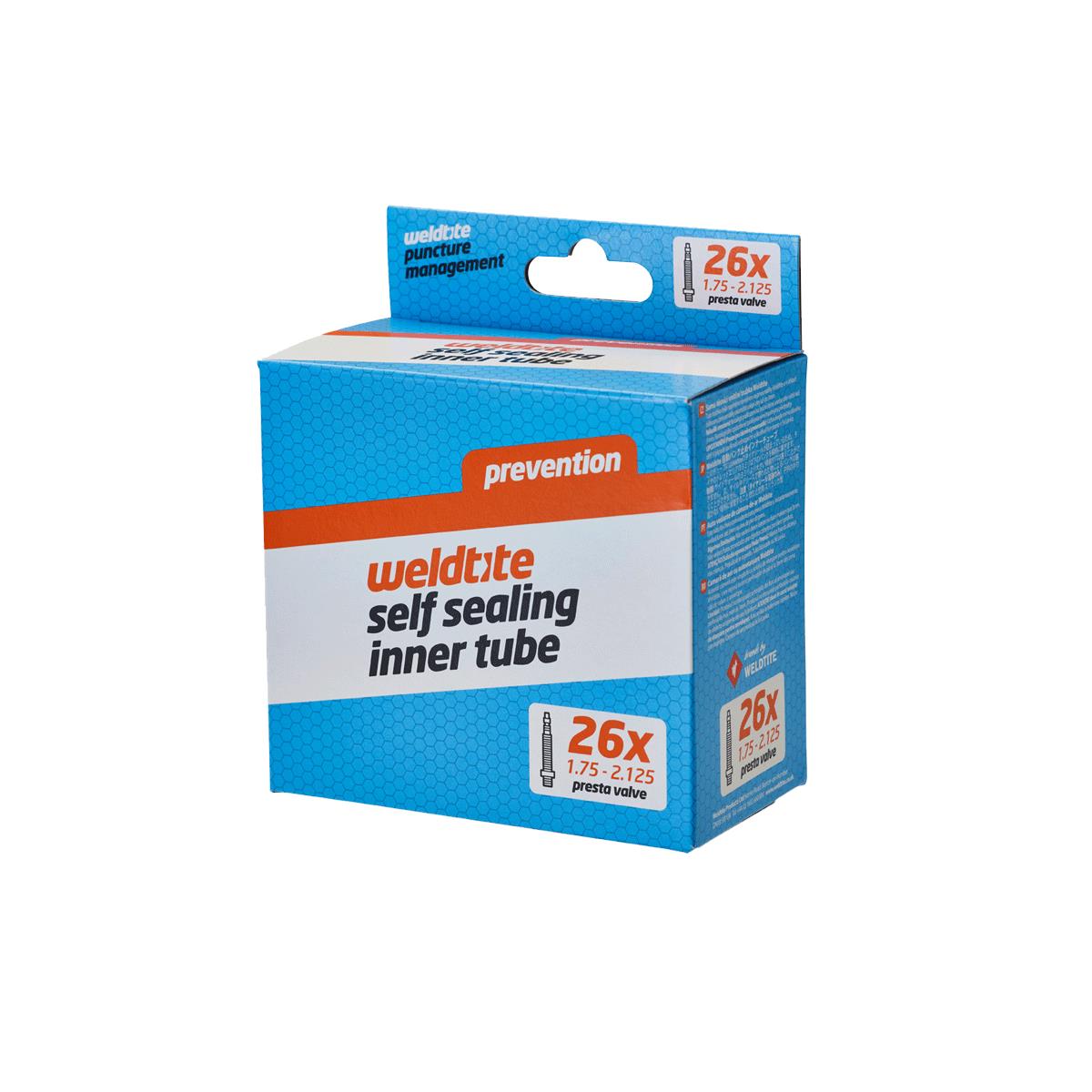 Weldtite 26" x 1.5  | Power2Cycle 2.1" Self Sealing Innertube (Presta) | Power2Cycle | Power2Cycle26X1.50 | Power2Cycle2.10"