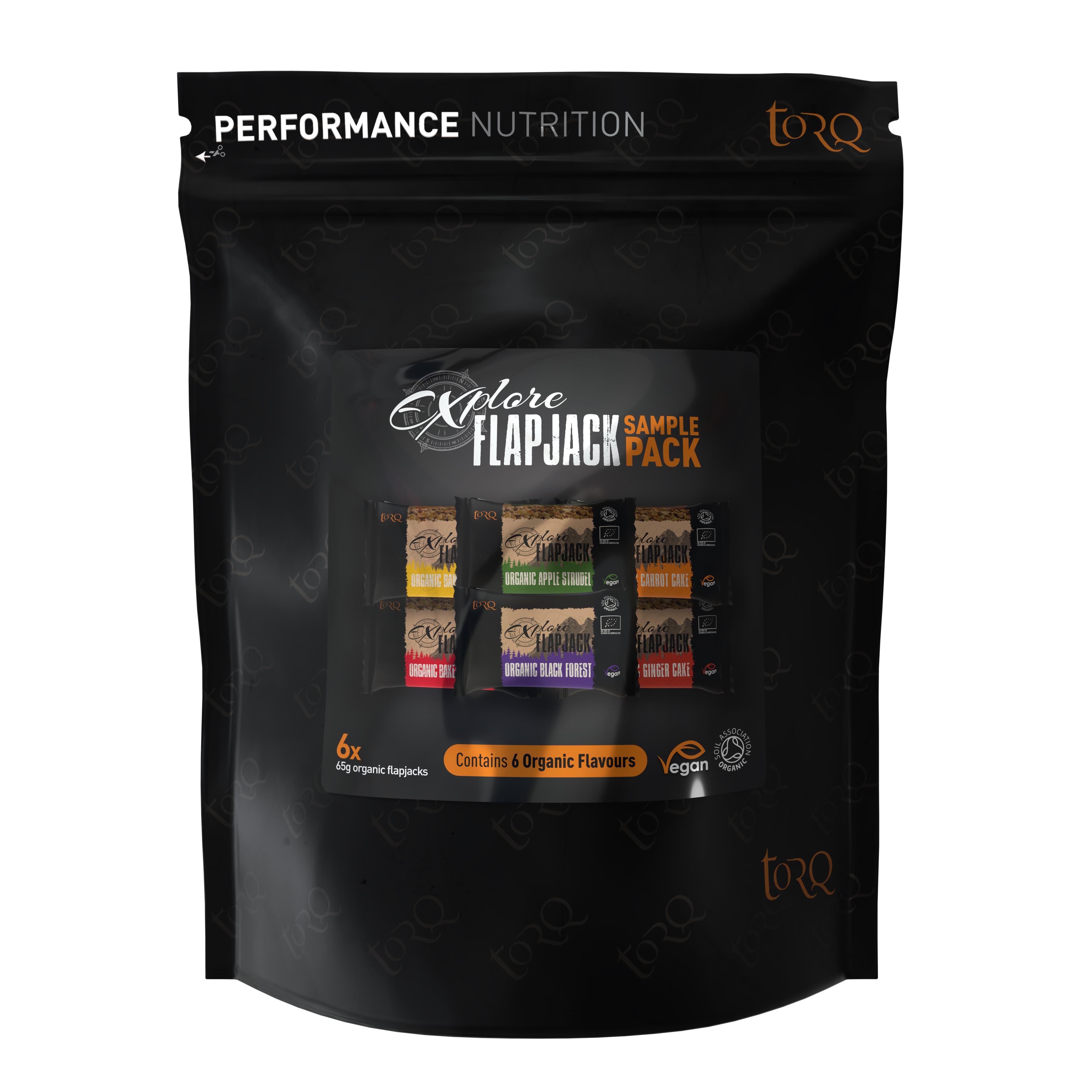 TORQ Explore Flapjack Sampler Pack (Pouch Of 6) | Power2Cycle