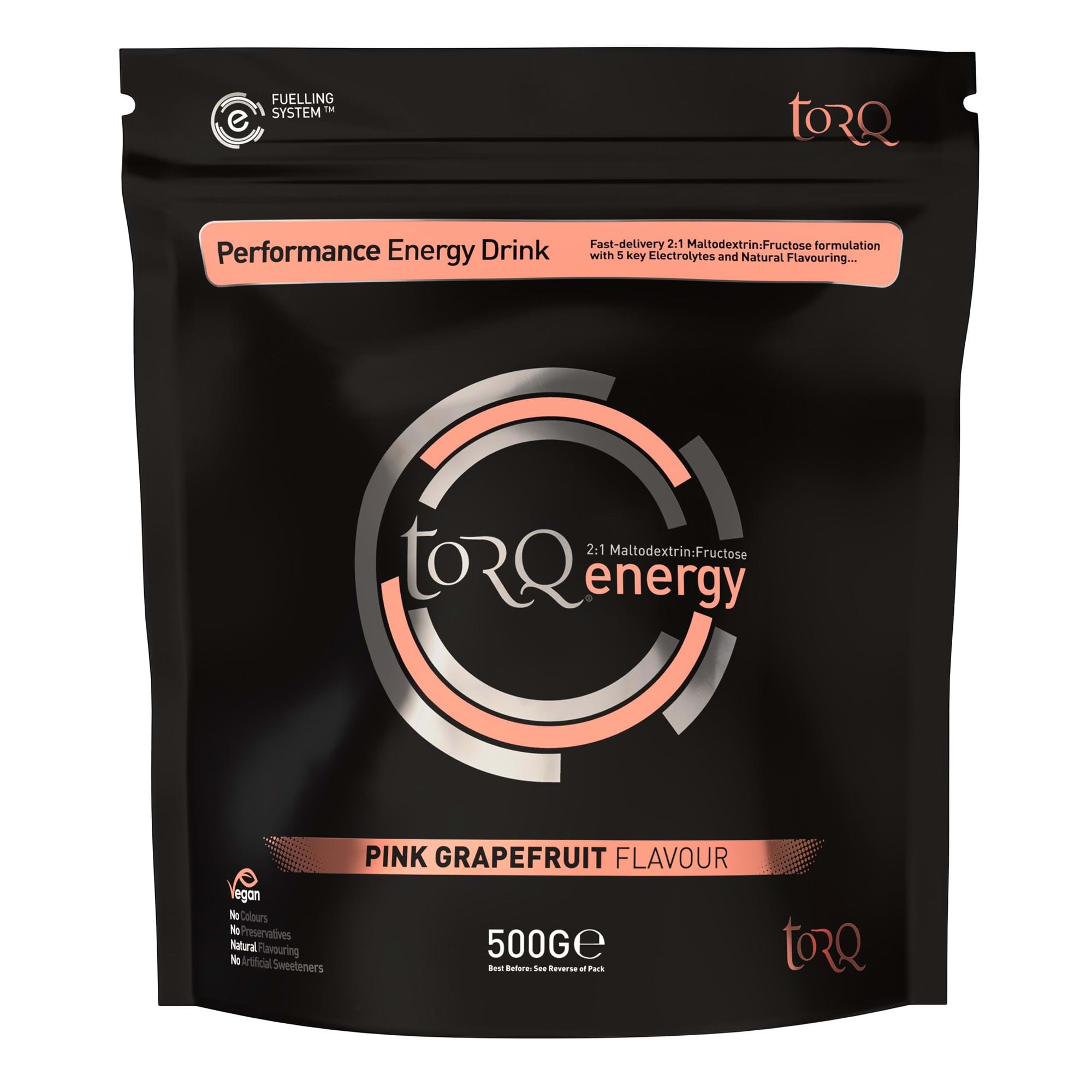 TORQ Natural Energy Drink (1 x 500g) | Power2Cycle