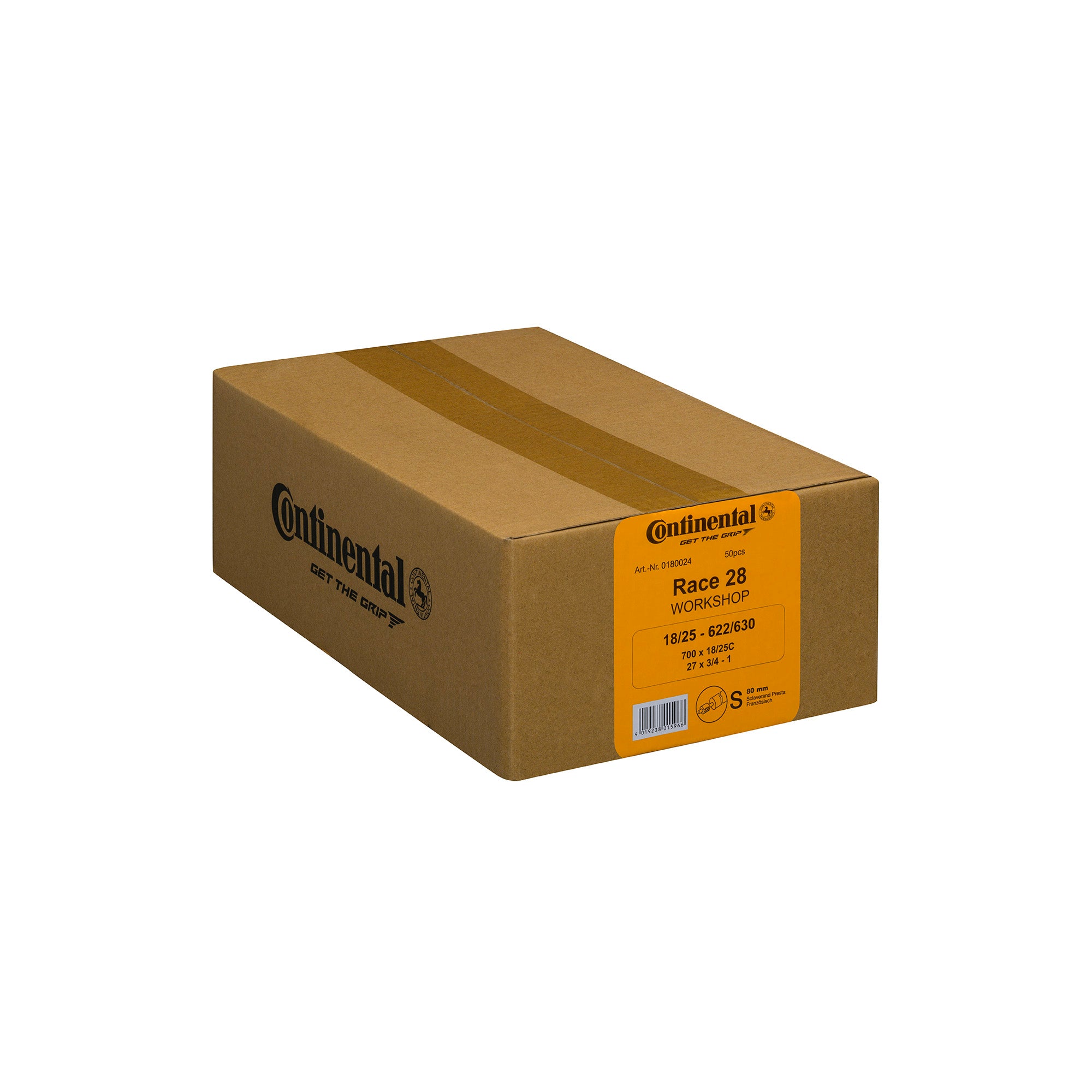 Continental Workshop Tubes  | Power2Cycle Presta 80mm Valve 50pcs | Power2Cycle BLACK 700X20 | Power2Cycle25C