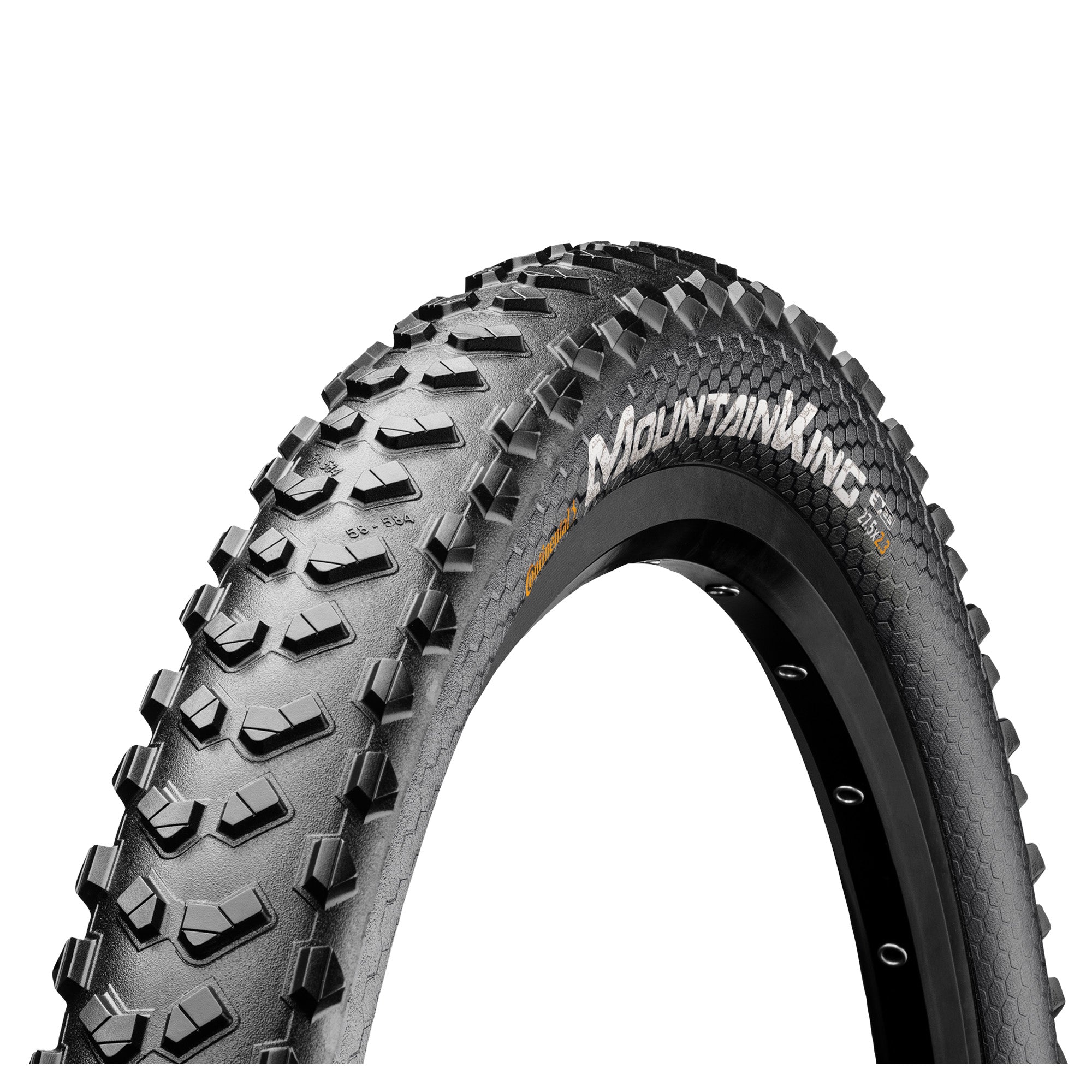 Continental Mountain King Tyre  | Power2Cycle Wire Bead | Power2Cycle BLACK/BLACK