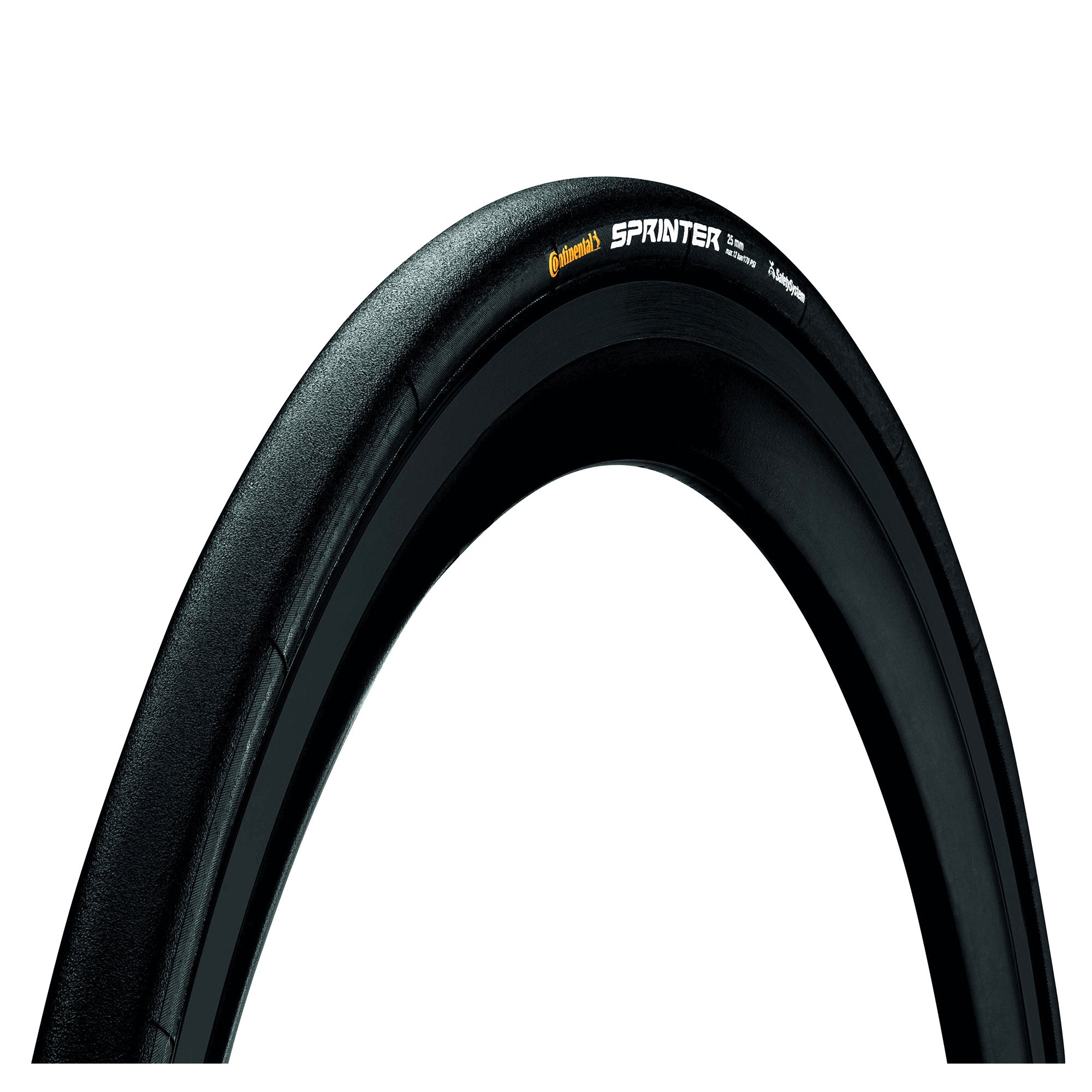 Continental Sprinter Tyre  | Power2Cycle Tubular BlackChili Compound | Power2Cycle BLACK/BLACK