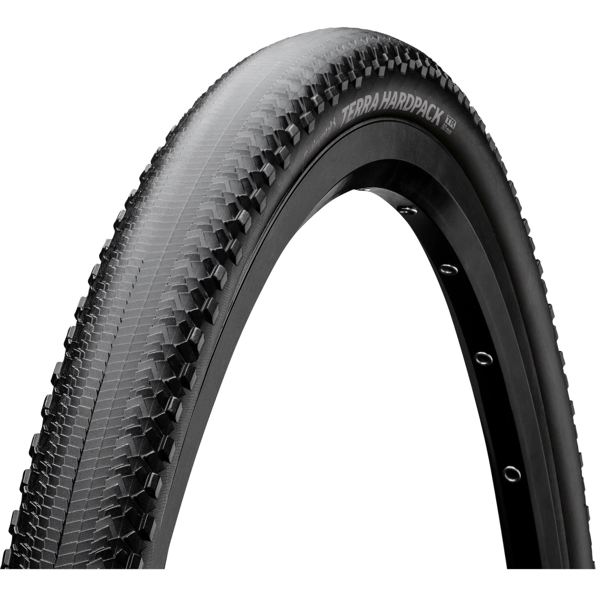 Continental Terra Hardpack ShieldWall Foldable Tyre | Power2Cycle BLACK/BLACK 700X50C