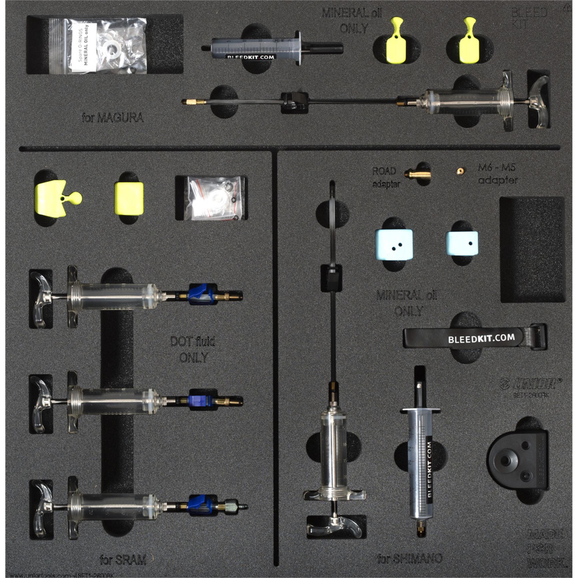 UNIOR Bleedkit Set | Power2Cycle BLACK