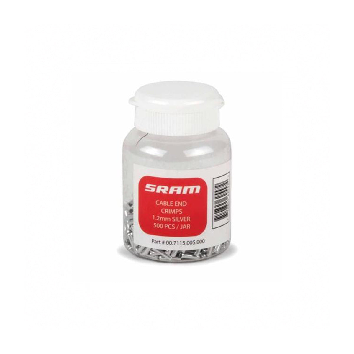 SRAM Brake Cable End Crimps | Power2Cycle SILVER 1.8MM