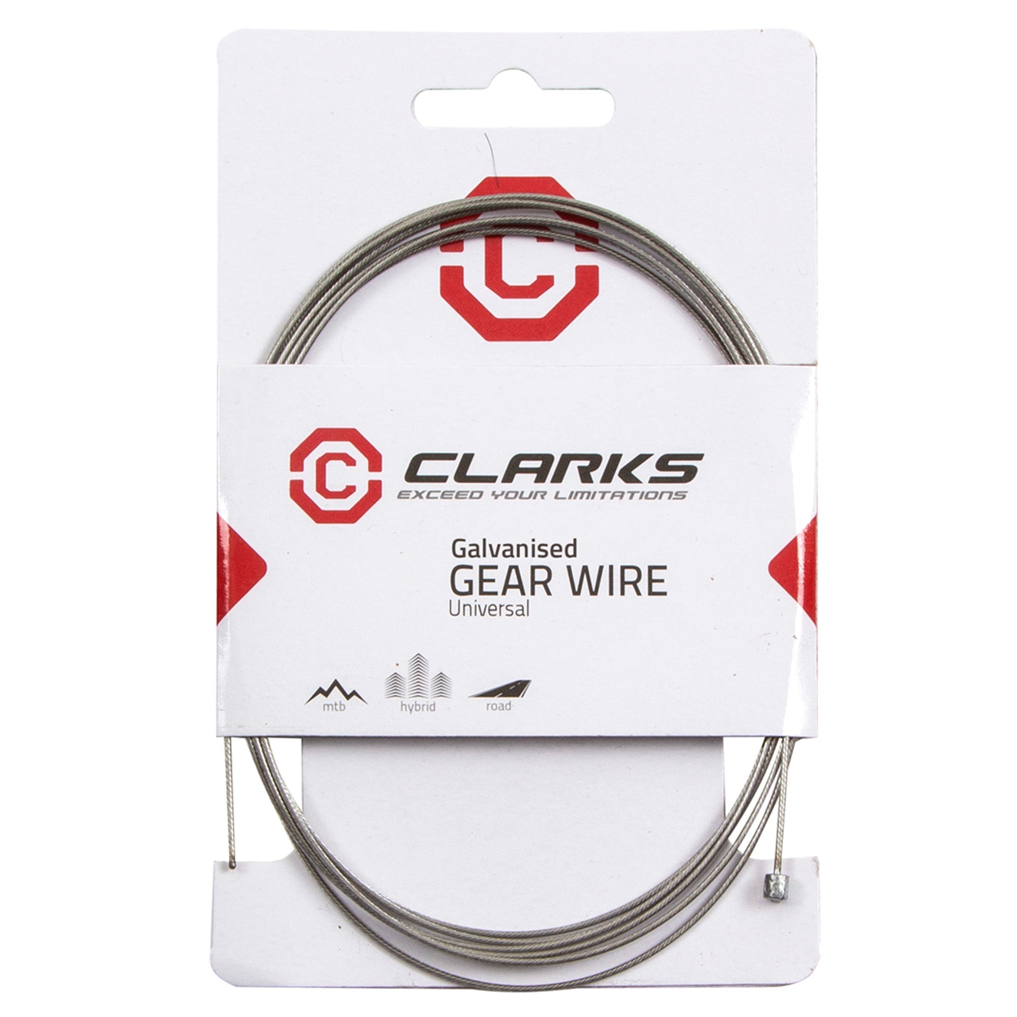 Clarks Universal Galvanised Inner Gear Wire Tube Nipple W1.1 x L2275mm Fits All Major Systems | Power2Cycle