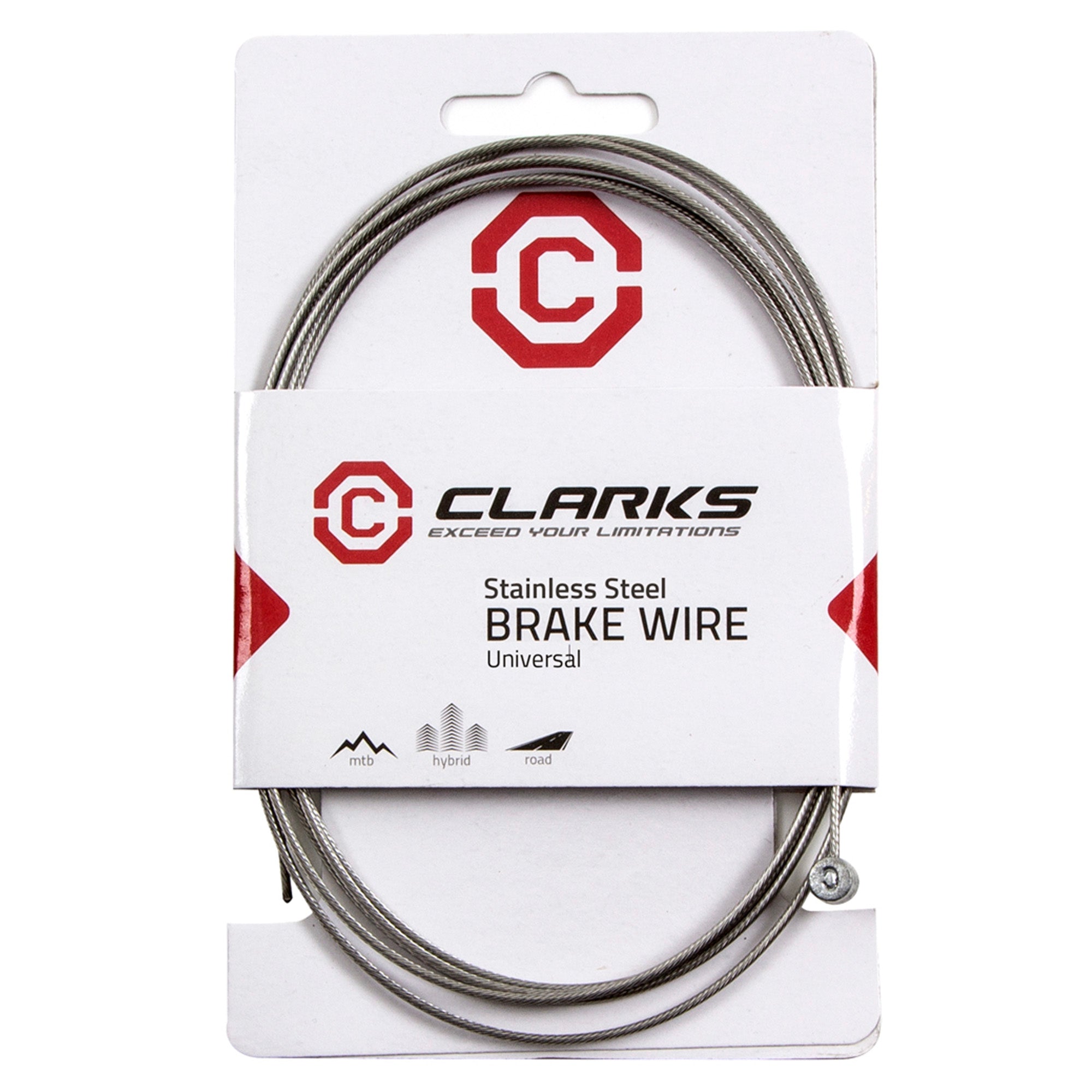 Clarks Universal S/S Inner Brake Wire L2000mm Fits All Major Systems | Power2Cycle