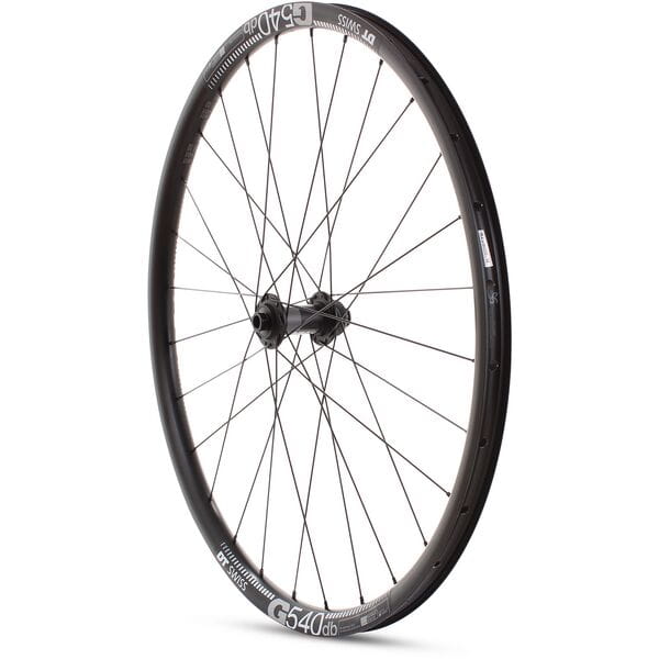 M Part Wheels Gravel Front Wheel DT 370 CL Hub TA 100x12mm  G 540 Rim TLR black 650B