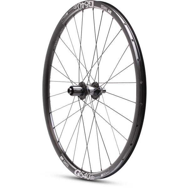 M Part Wheels Gravel Rear Wheel DT 370 CL Hub TA 142x12mm G 540 Rim TLR black 650B