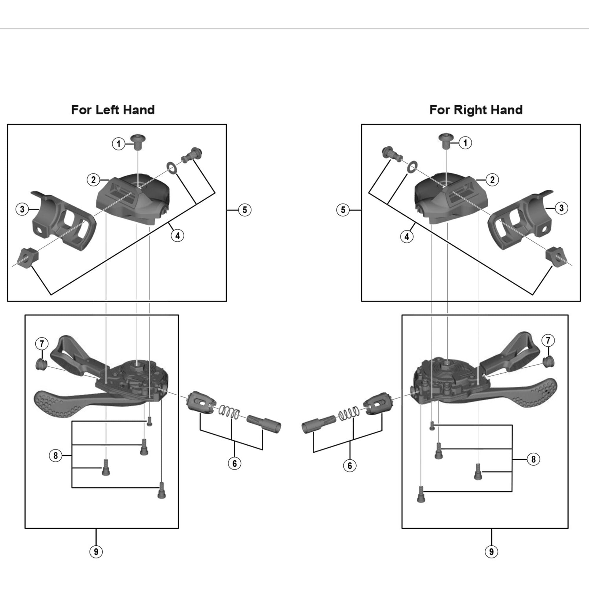 Shimano Spares I right hand bracket