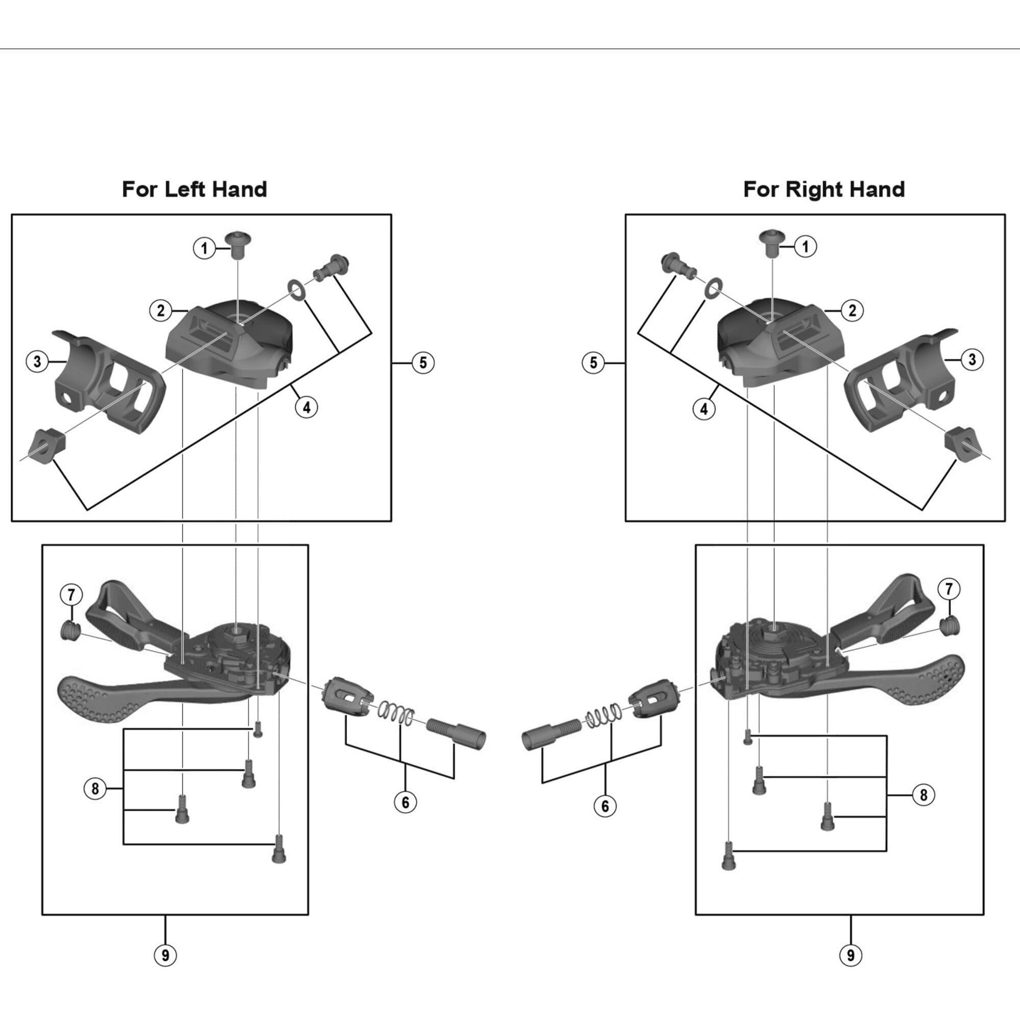 Shimano Spares I right hand cover unit