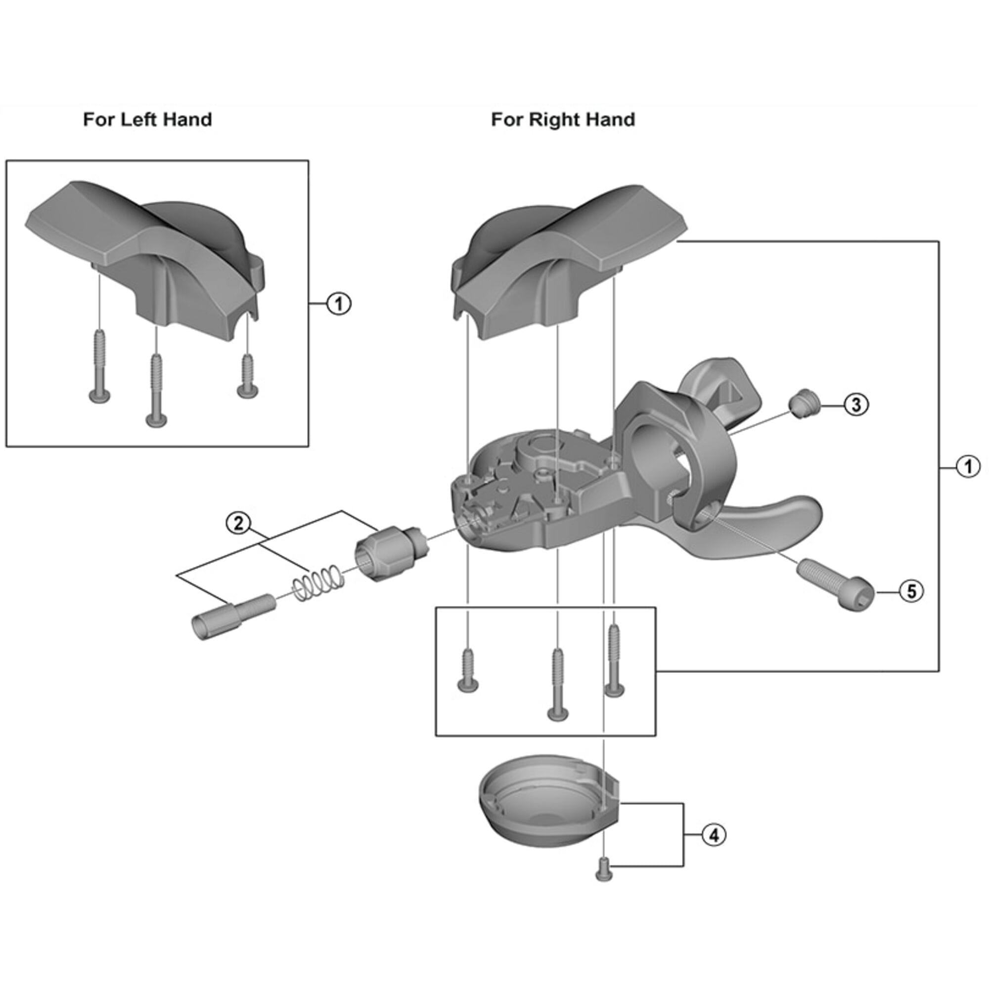 Shimano Spares R3000 Right hand indicator unit