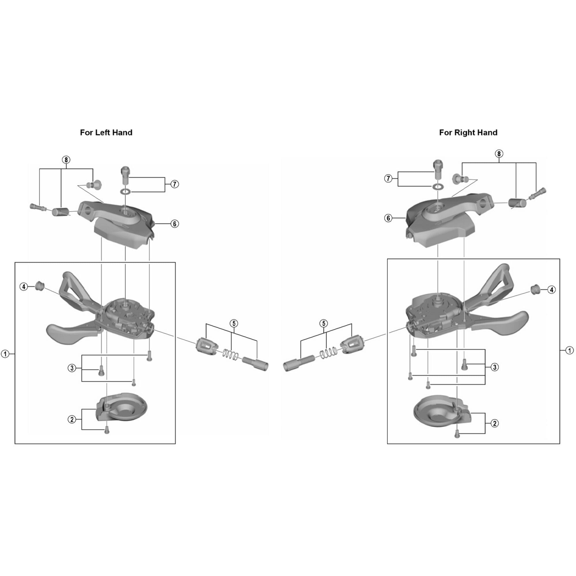 Shimano Spares I 11 | Power2Cyclespeed right hand shifting lever unit