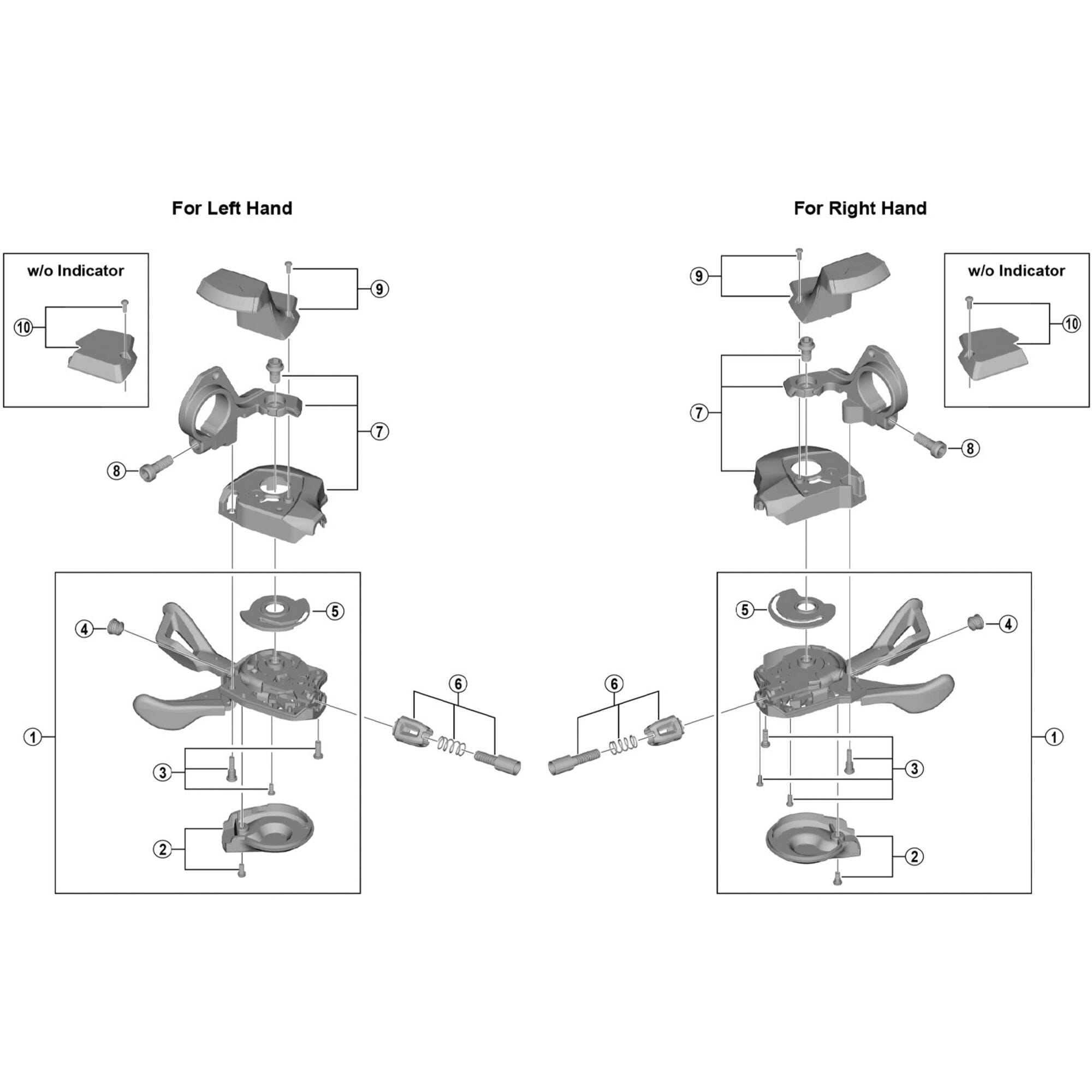 Shimano Spares M7000 left hand base cap and fixing screw