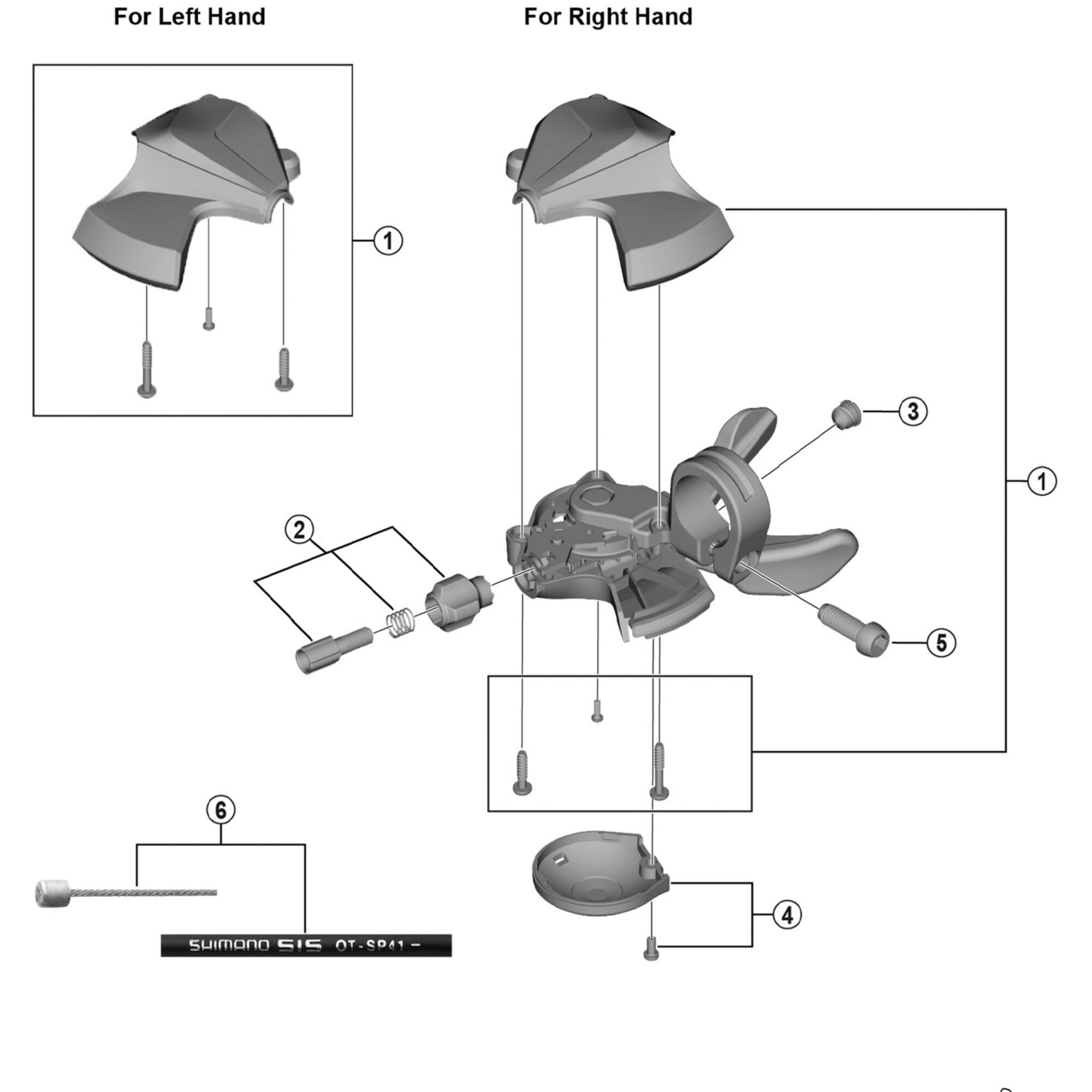 Shimano Spares M2000 indicator, left hand