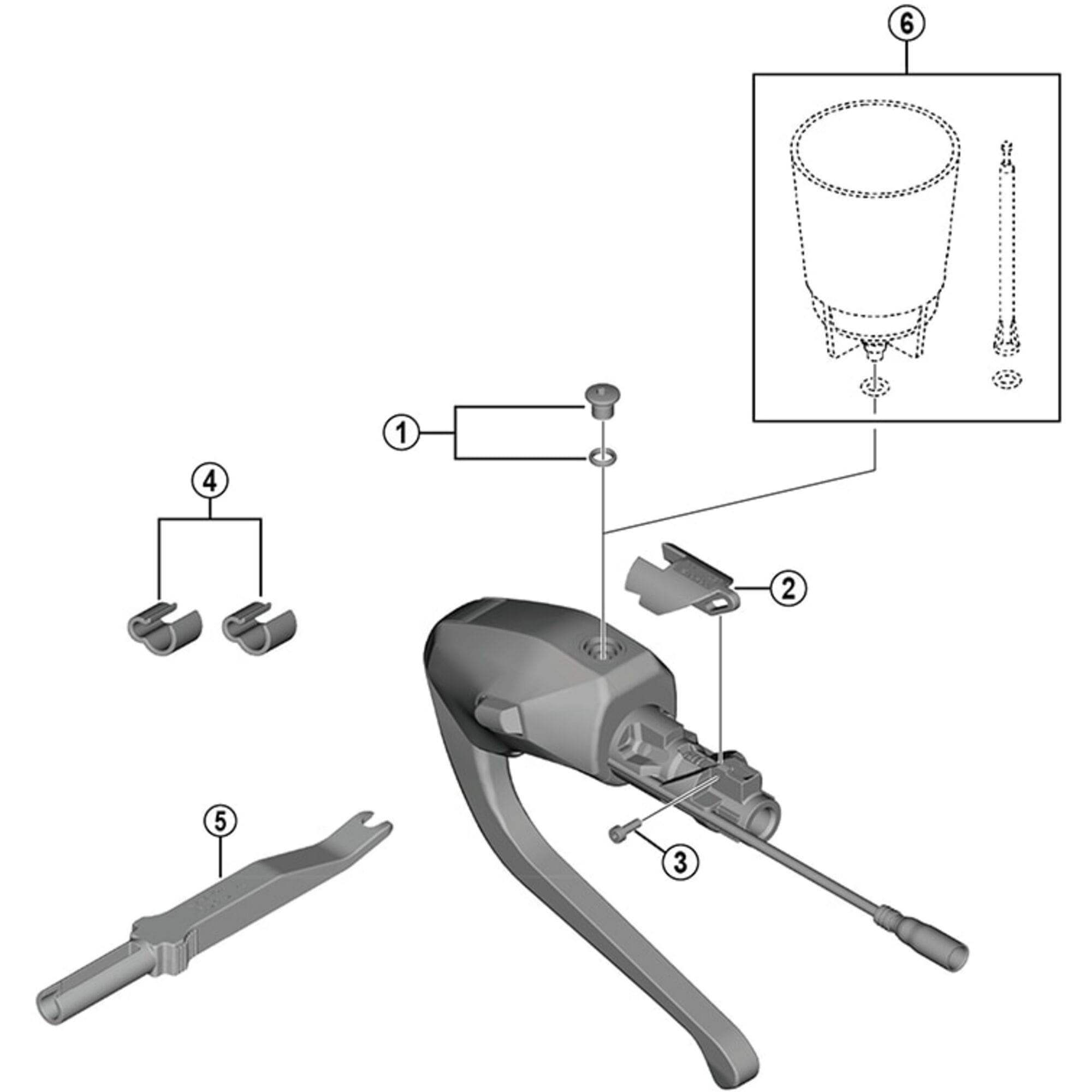 Shimano Spares R9180 shoe bolt , M2