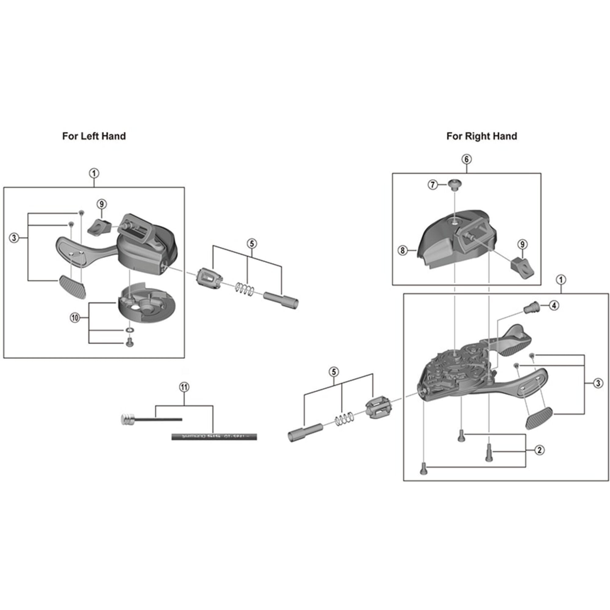 Shimano Spares I right hand cover unit