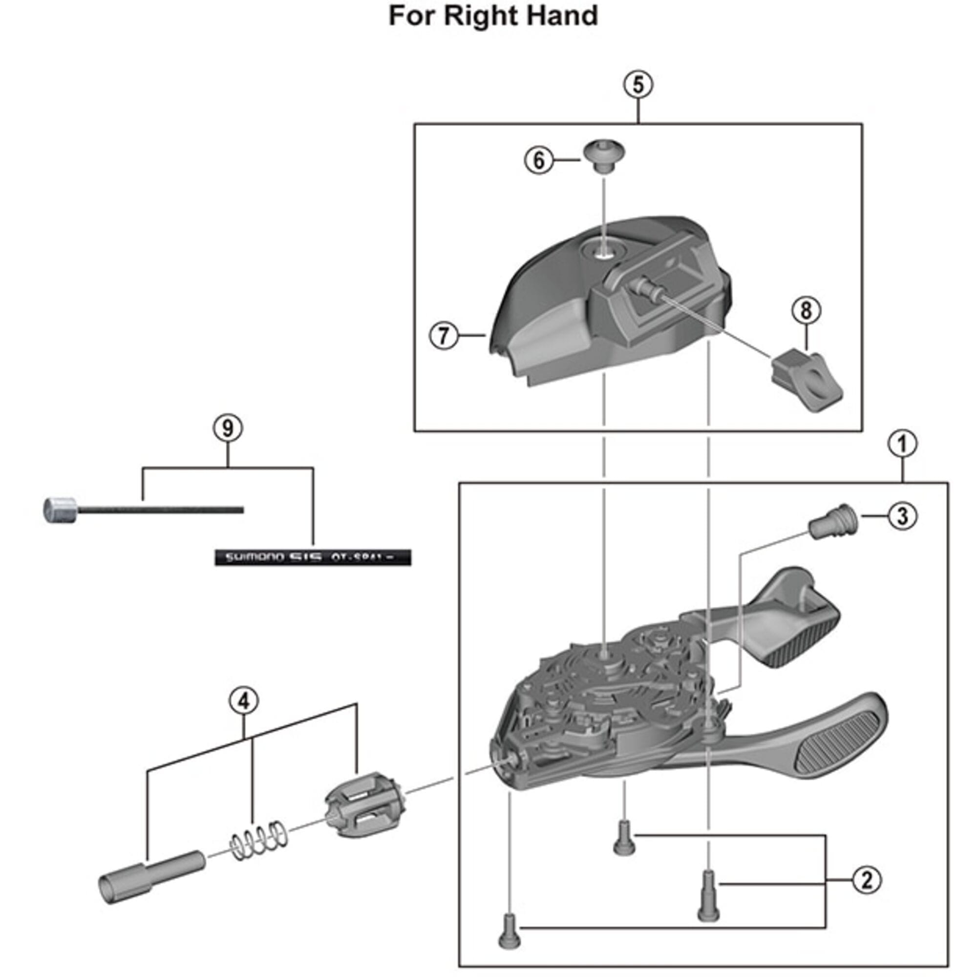 Shimano Spares I base cover fixing screw unit