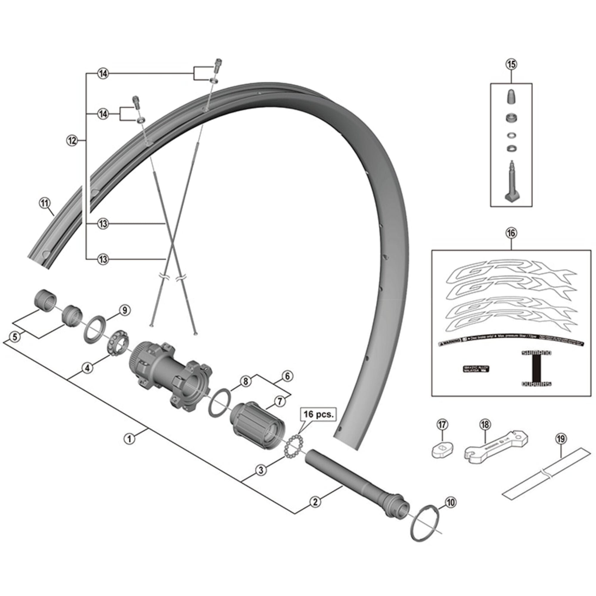 Shimano Spares 650B spoke, 277 mm