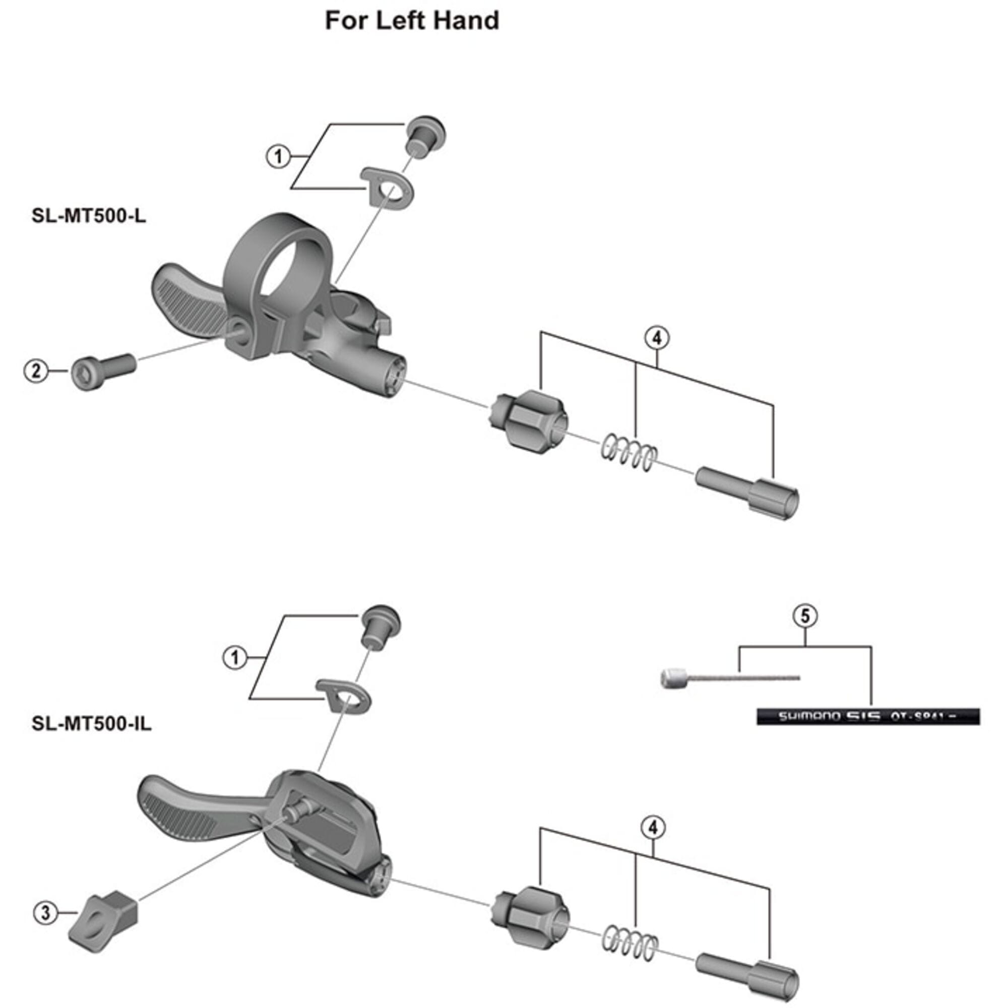 Shimano Spares MT500 cable adjust bolt unit