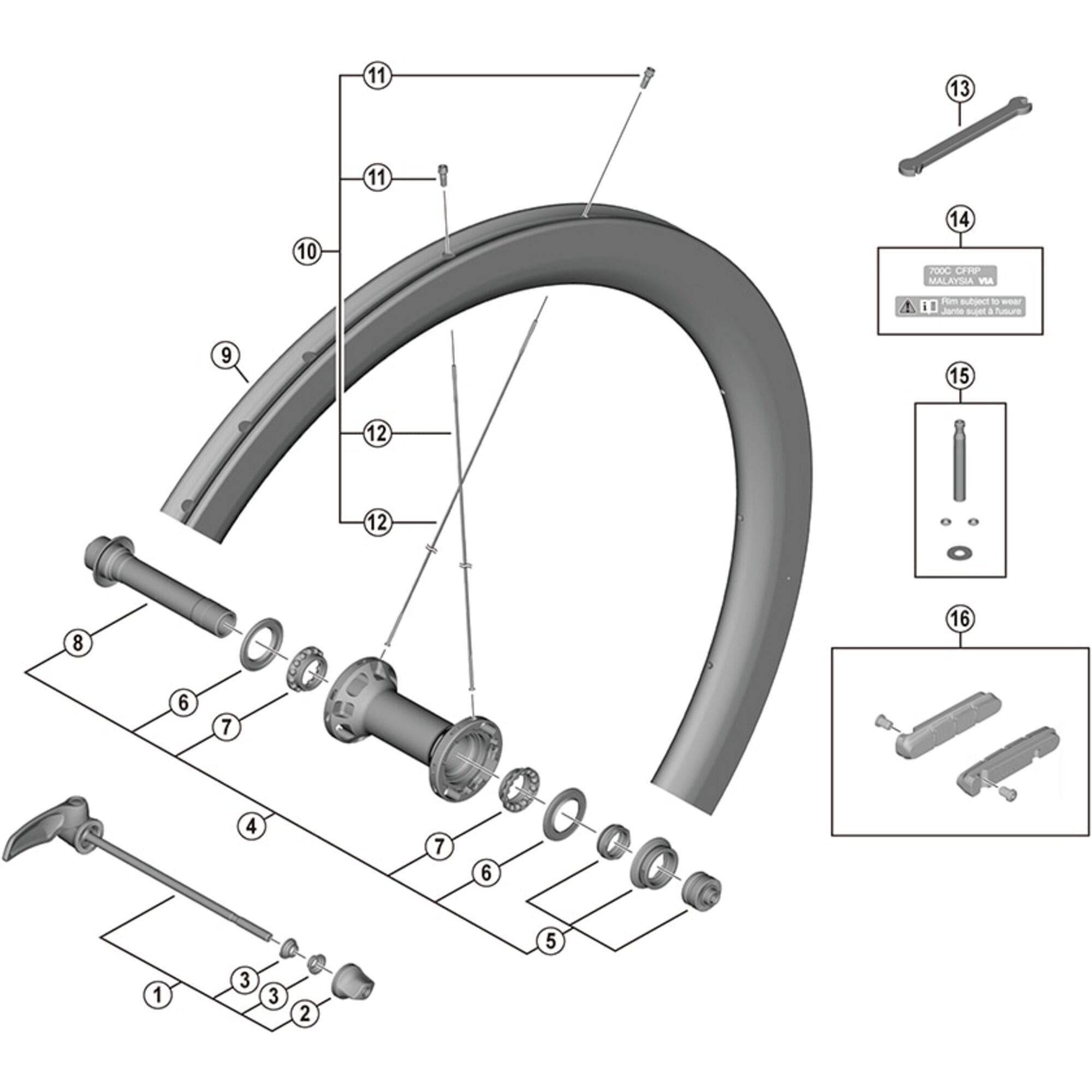 Shimano Spares F spoke, 261 mm