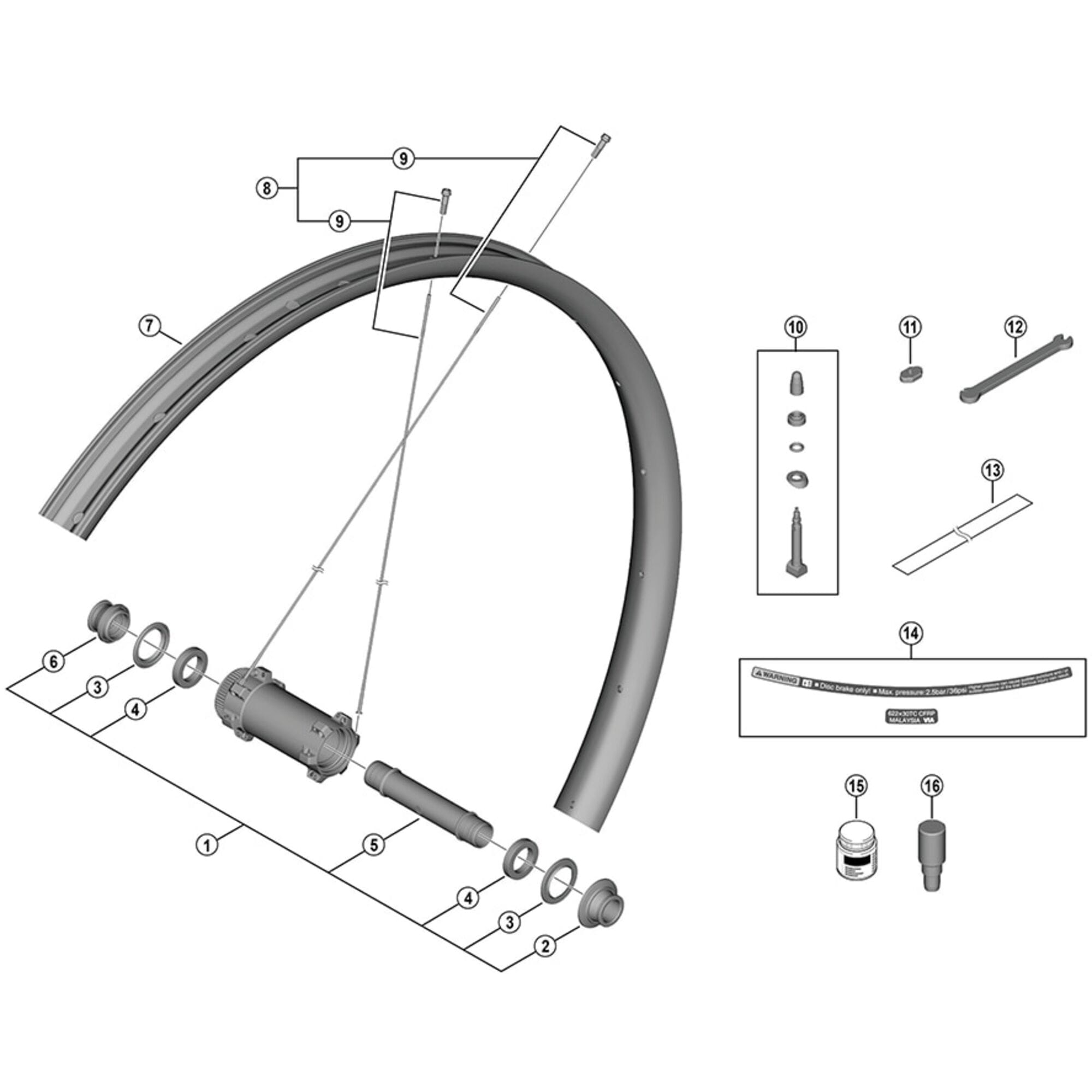 Shimano Spares 29 tubeless tape