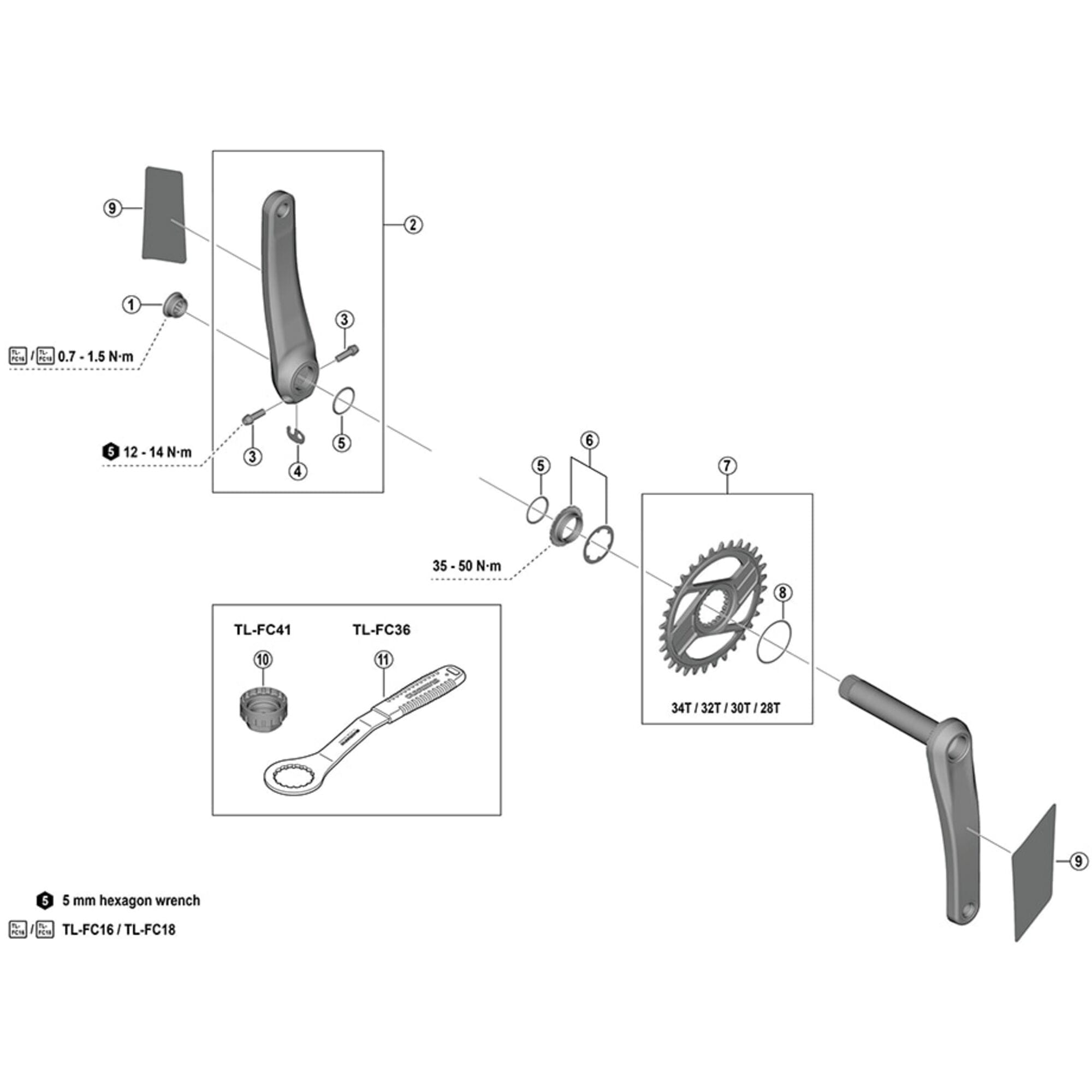 Shimano Spares M9200/9220 protection sticker, pack of 2