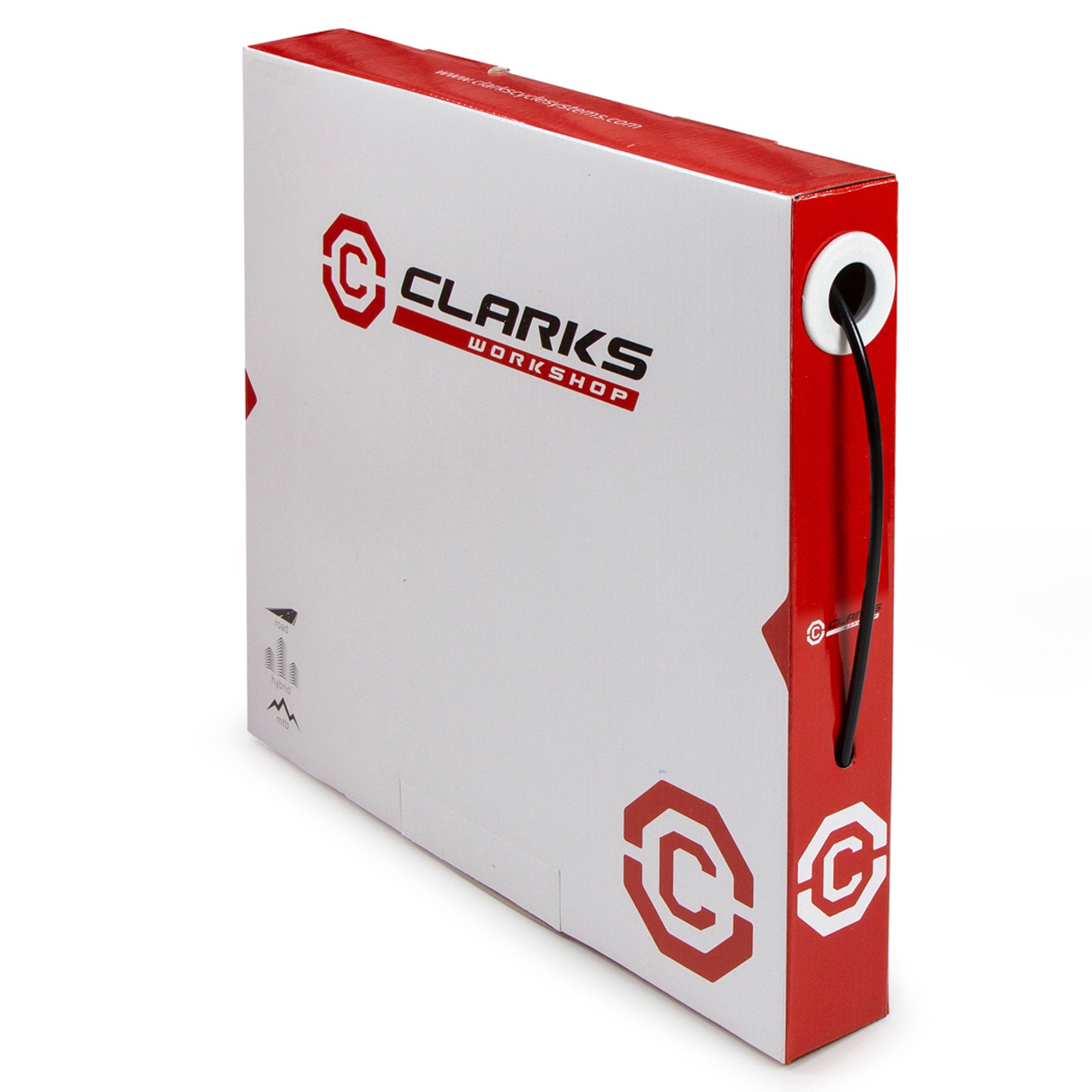 Clarks Universal Brake Outer Casing 2P Type 30m Dispenser Box Black | Power2Cycle