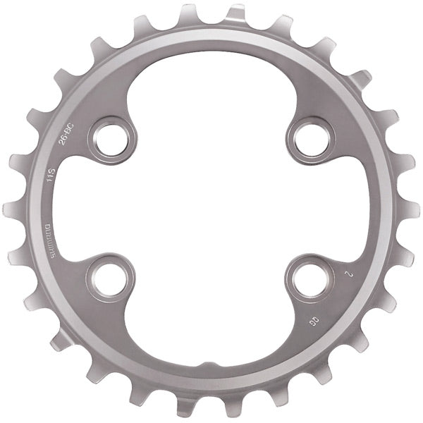 Shimano Deore XT M8000 XT 11 speed double inner  chainring 26T | Power2CycleBC for 36 | Power2Cycle26T
