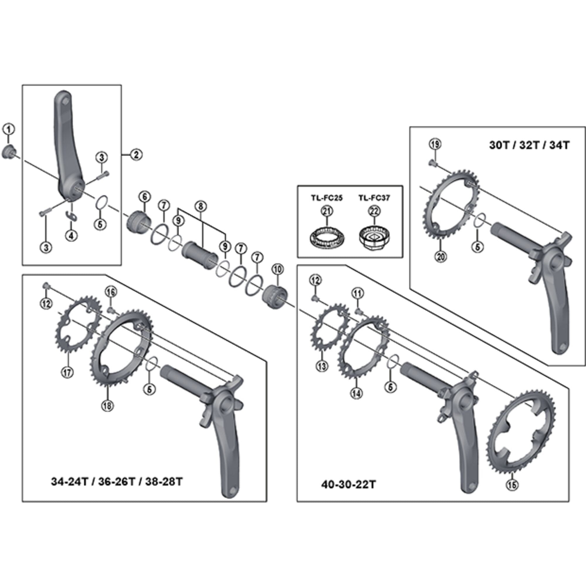 Shimano Spares M8000 gear fixing bolt, M8 x 11 mm